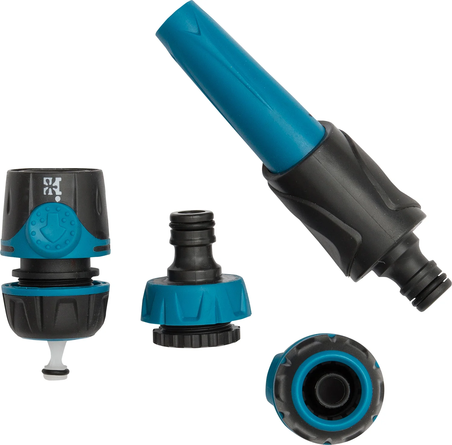 Intratuin waterstartset 4-delig zwart/blauw