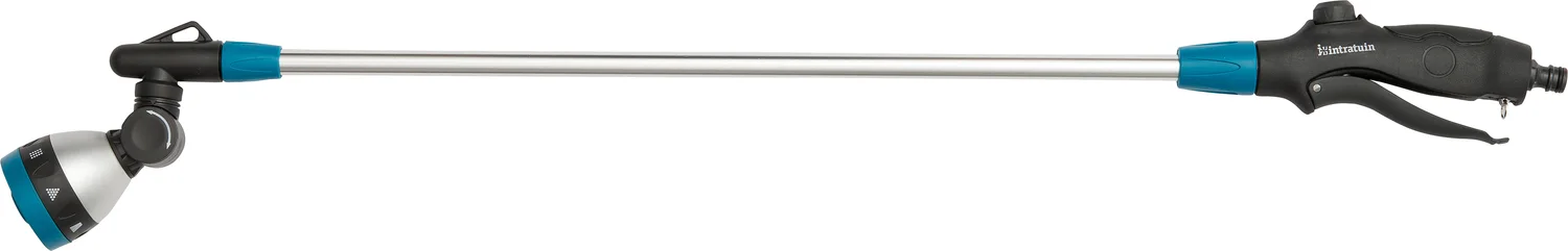 Intratuin broes op steel L 90 cm zwart/blauw