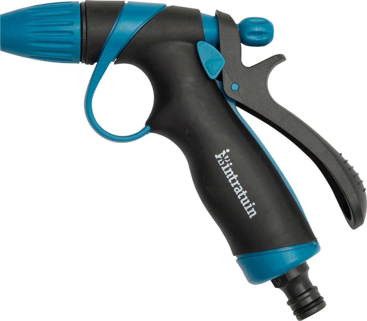 Intratuin spuitpistool zwart/blauw