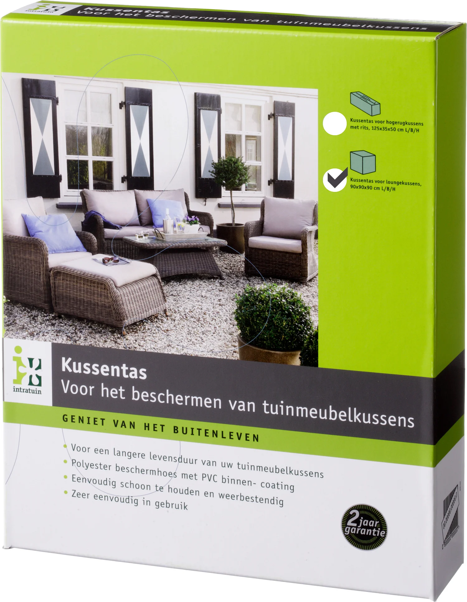 Intratuin kussentas loungekussens 90 x 90 x 90 cm