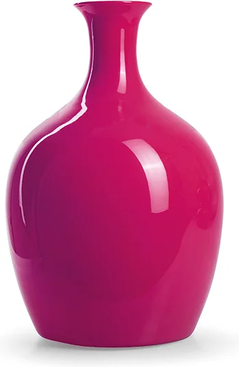 Jodeco vaas Tinkles roze D 23 H 35 cm