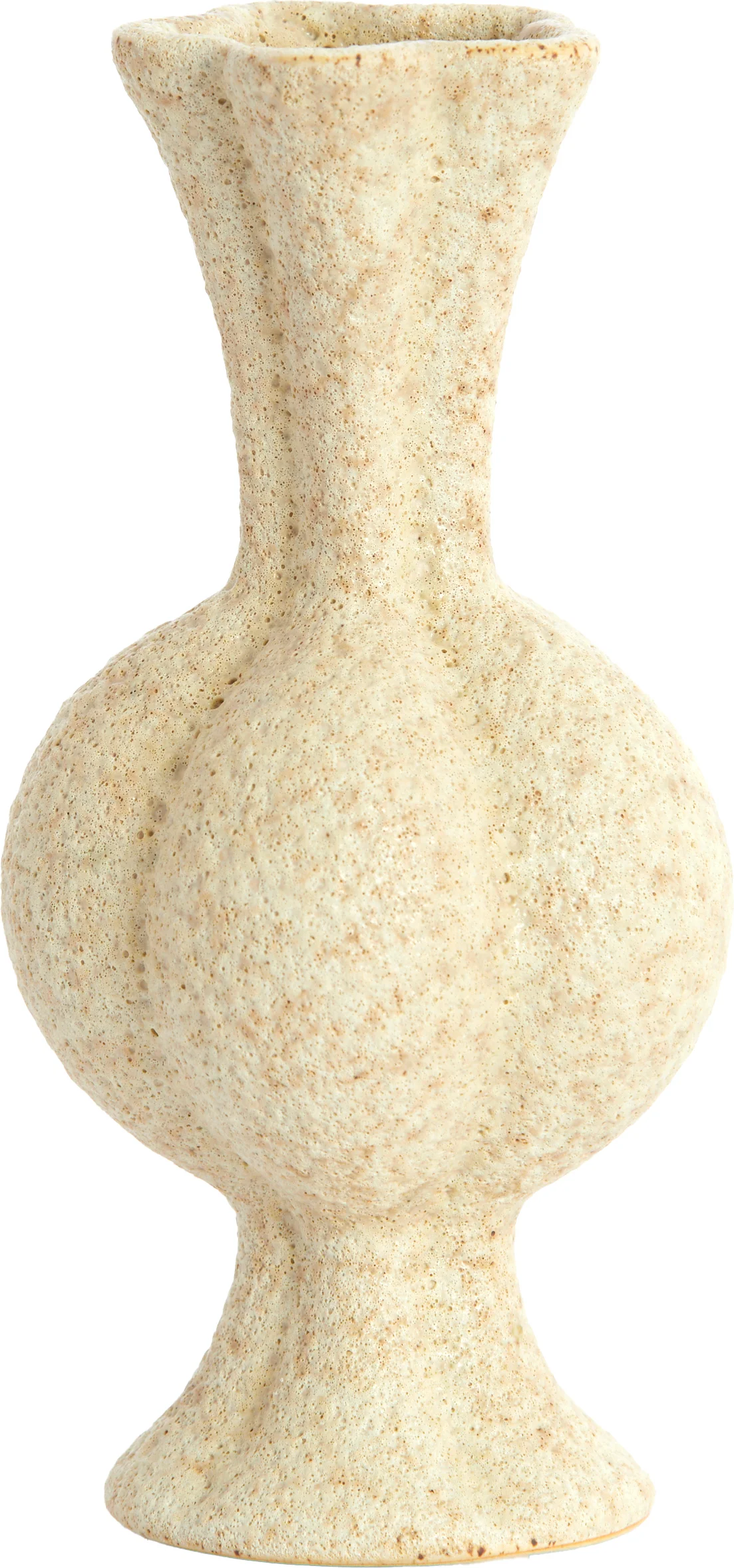 Light & Living vaas Savi beige D 8 H 17 cm