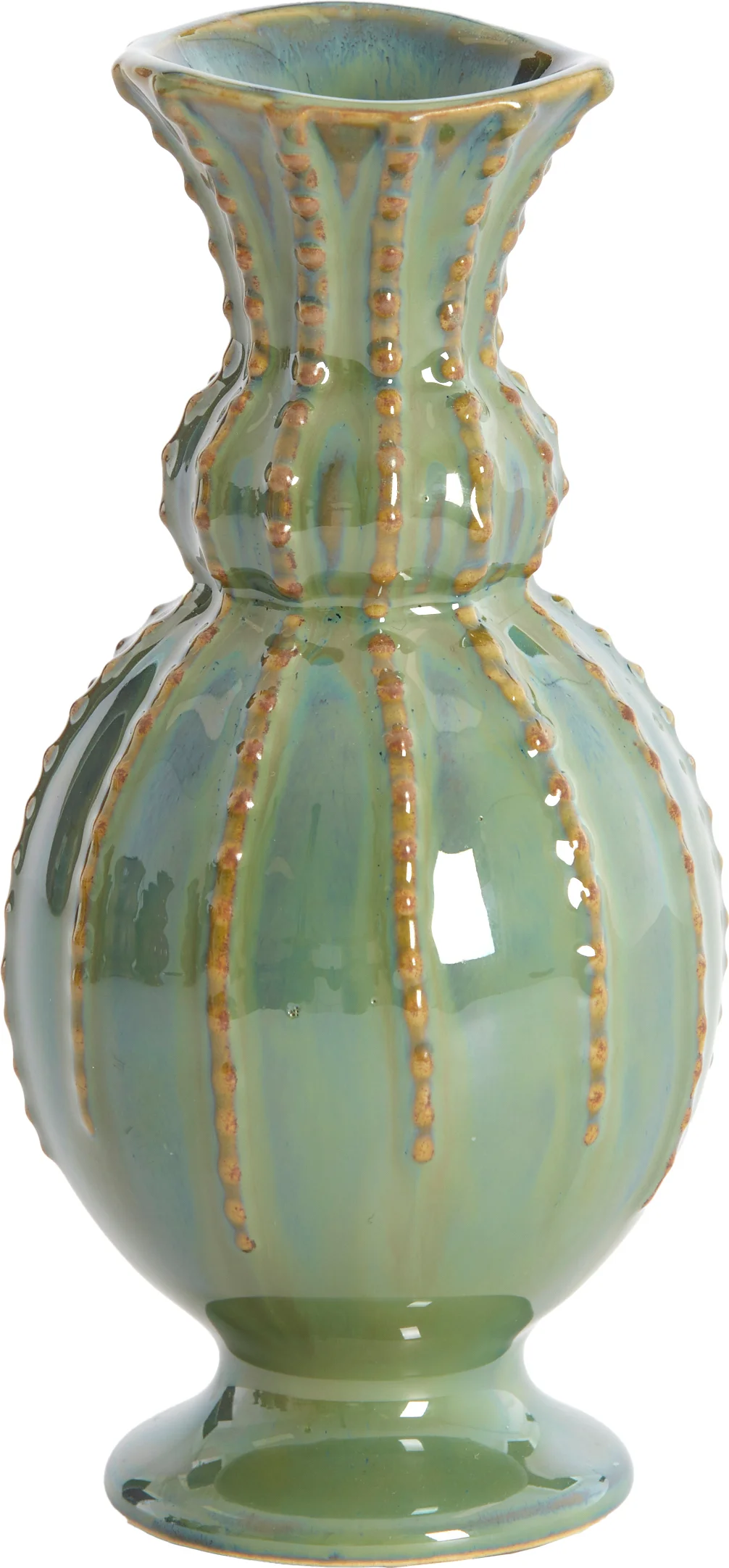 Light & Living vaas Sorrel groen D 8,5 H 17 cm