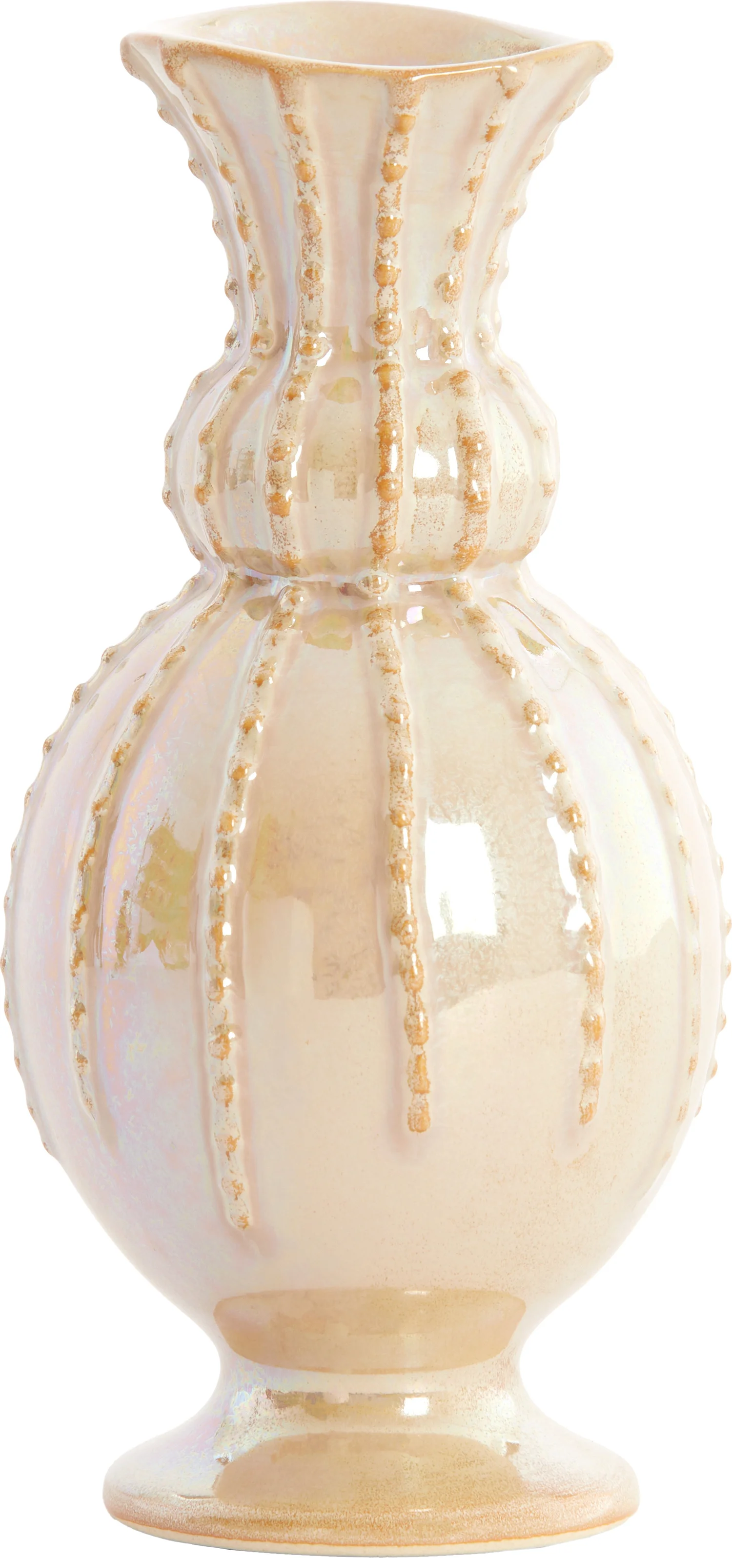 Light & Living vaas Sorrel beige D 8,5 H 17 cm