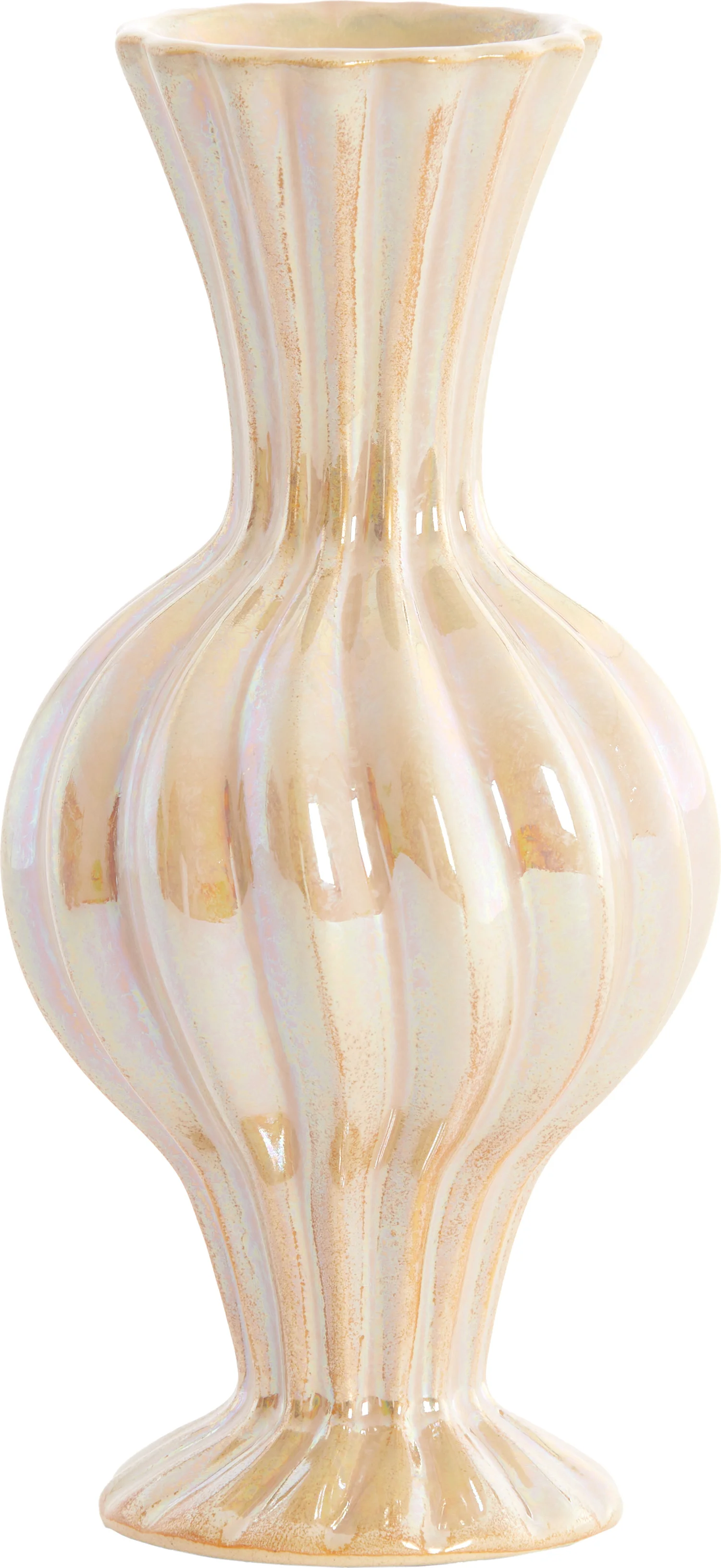 Light & Living vaas Savi beige D 11 H 22 cm