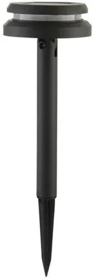 Luxform solar tuinpaal Nancy zwart D 10,8 H 24 cm