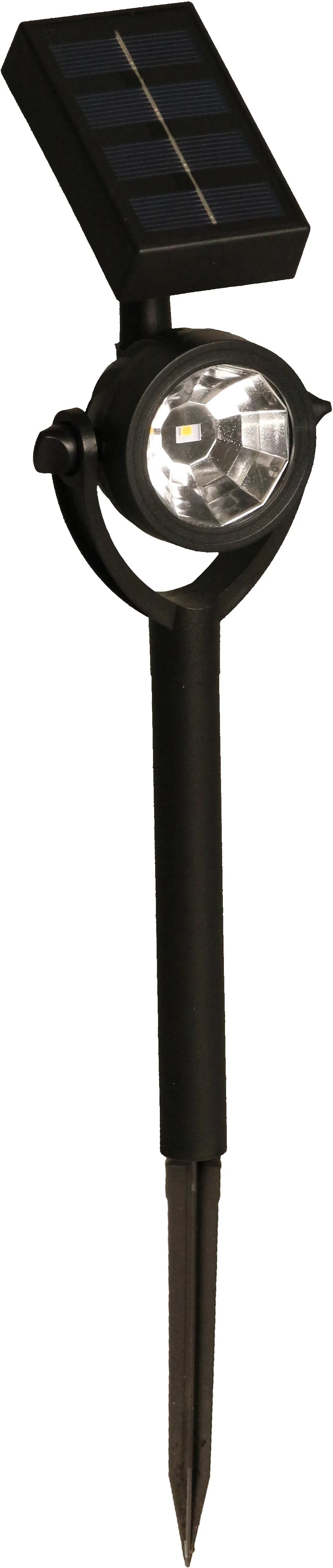 Luxform solar tuinsteker Zamora zwart 5,5 x 21 x 29 cm