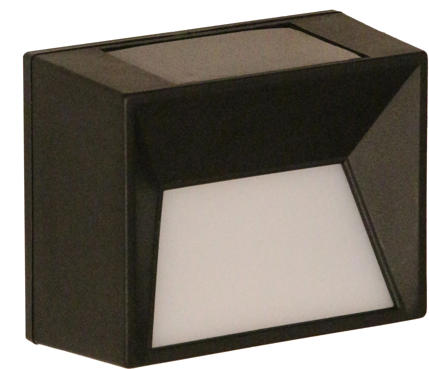 Luxform Lighting solar wandlamp Maryland zwart 10 x 5 x 8 cm