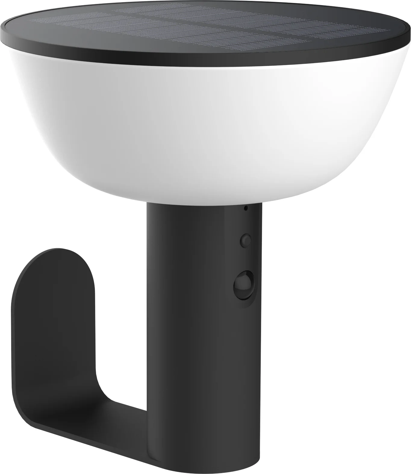 Luxform Lighting solar wandlamp Lawton zwart 17,2 x 16 x 17,6 cm