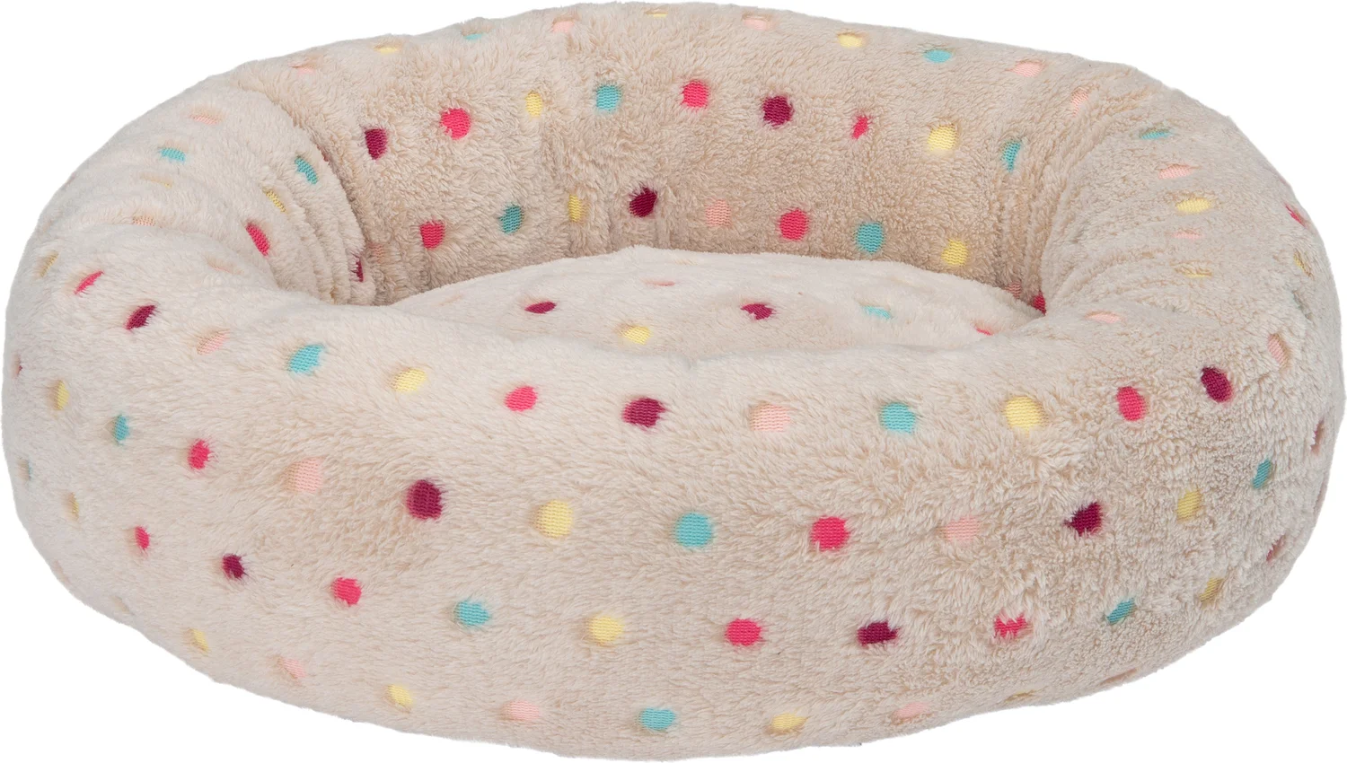 Intratuin kattenmand Stip beige D 45 H 12 cm