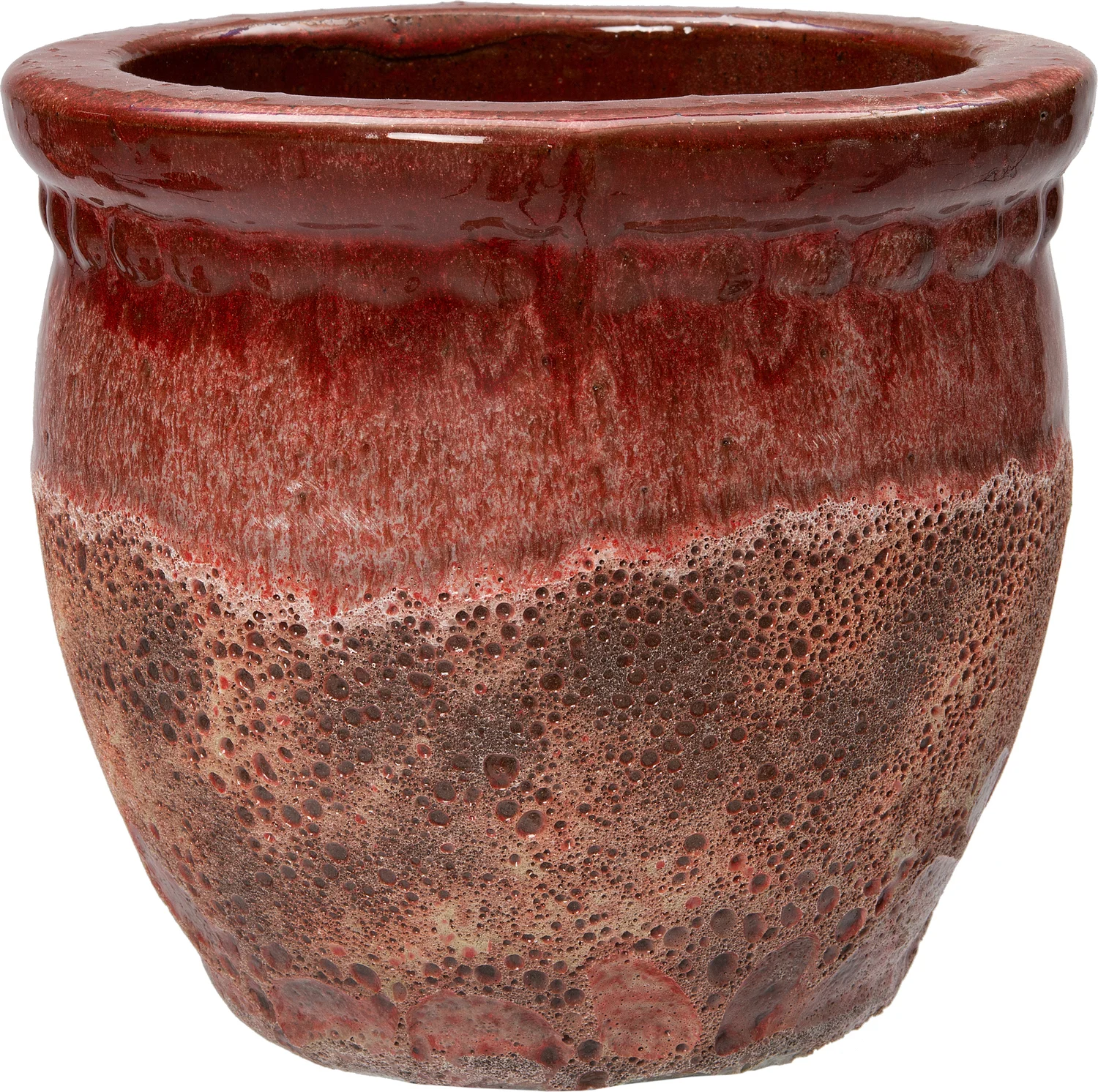 Intratuin bloempot Abel rood D 29 H 27 cm