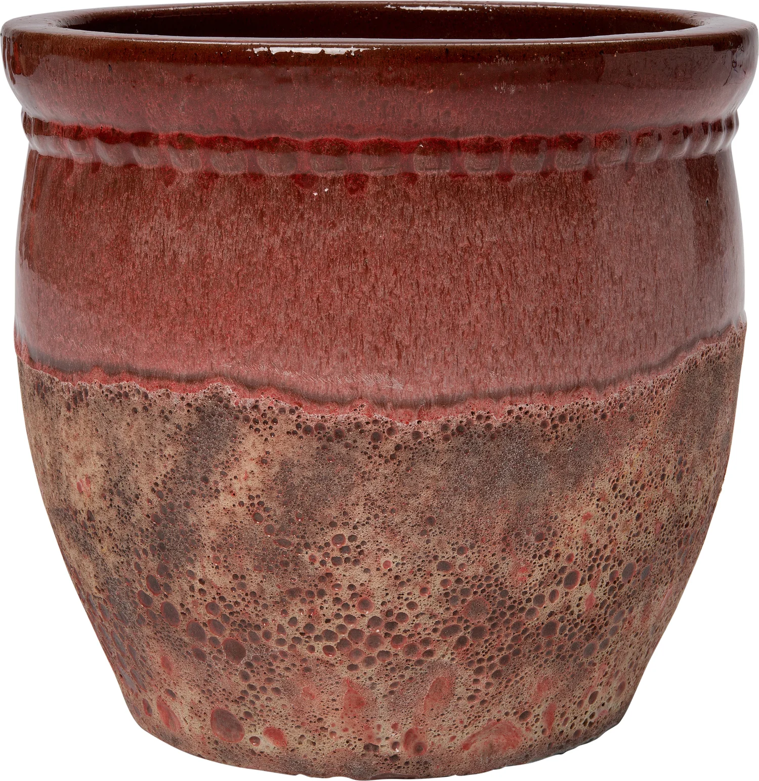 Intratuin bloempot Abel rood D 39 H 37 cm
