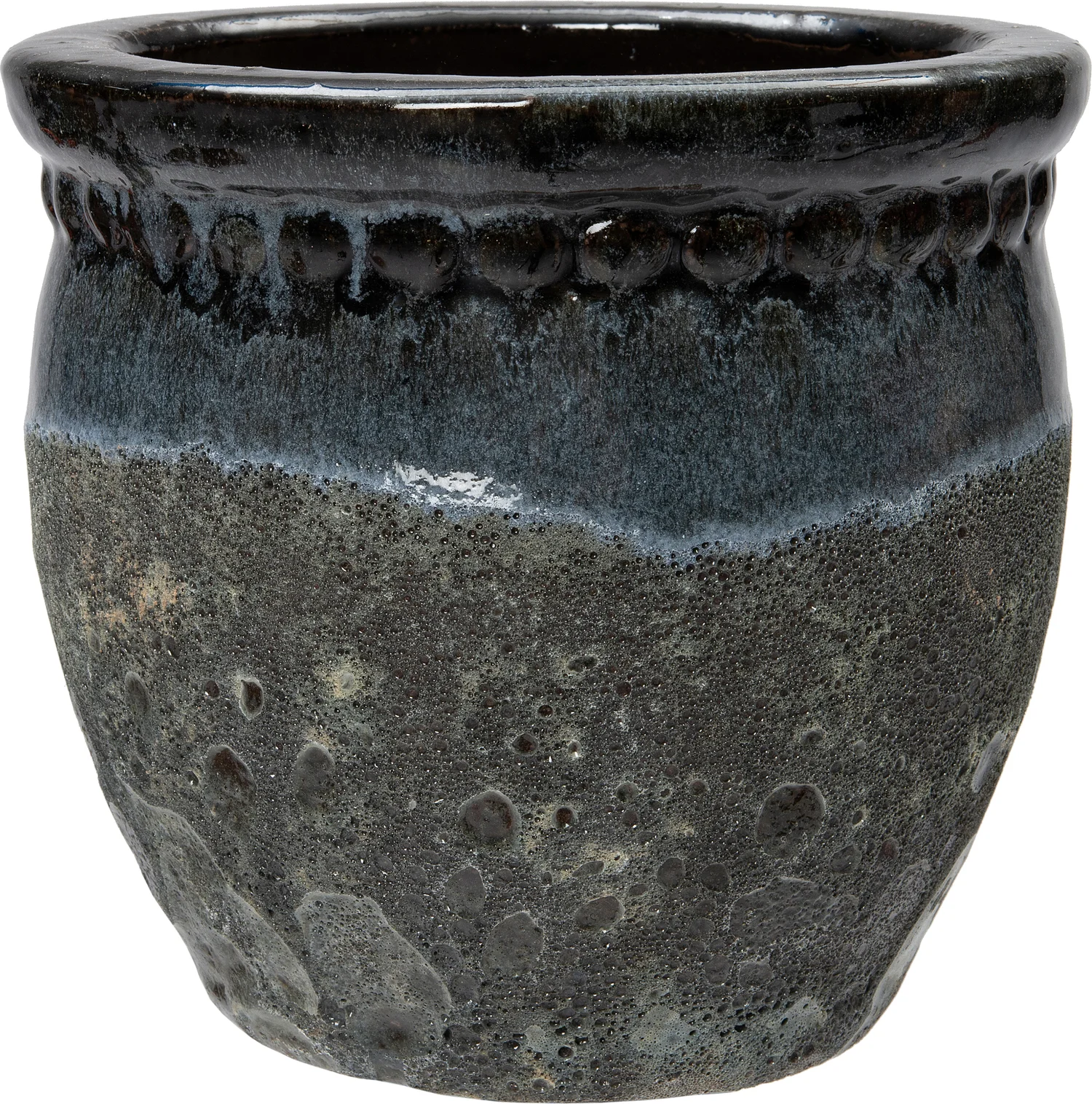 Intratuin bloempot Alan zwart D 29 H 27 cm