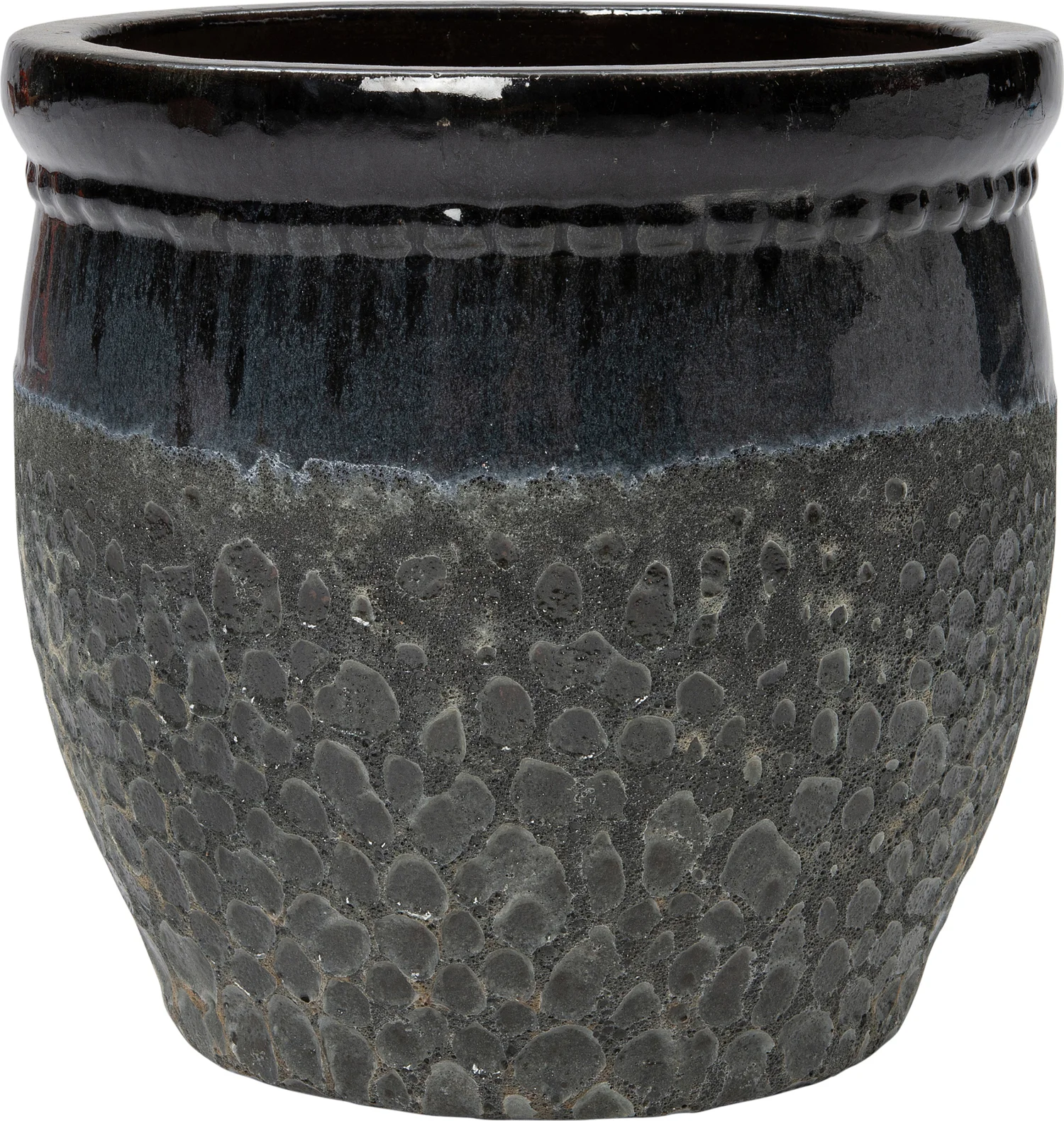 Intratuin bloempot Alan zwart D 50 H 48 cm