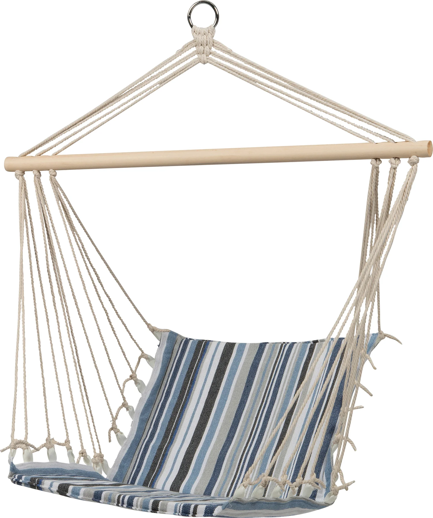 Intratuin hangstoel Streep blauw