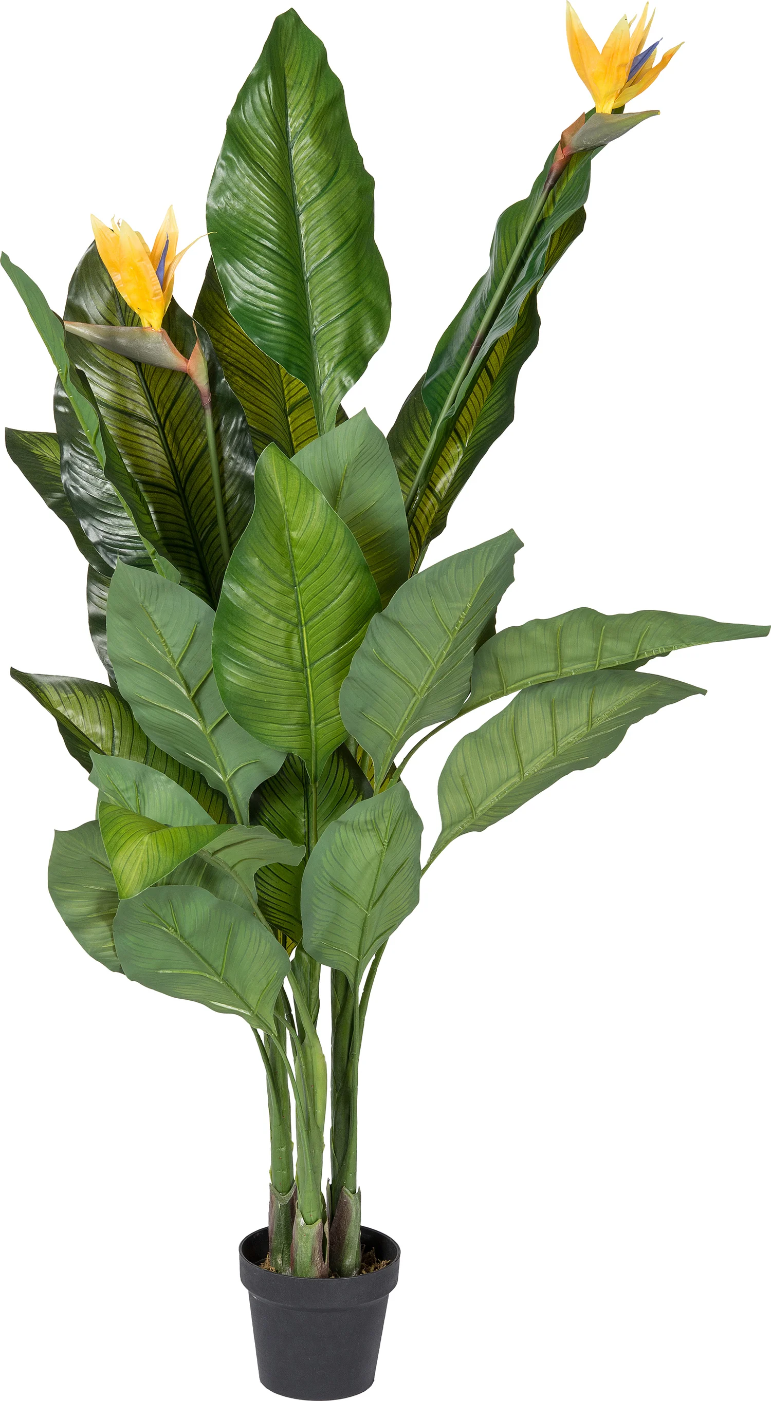 Intratuin kunstplant Paradijsvogelbloem D 40 H 120 cm geel