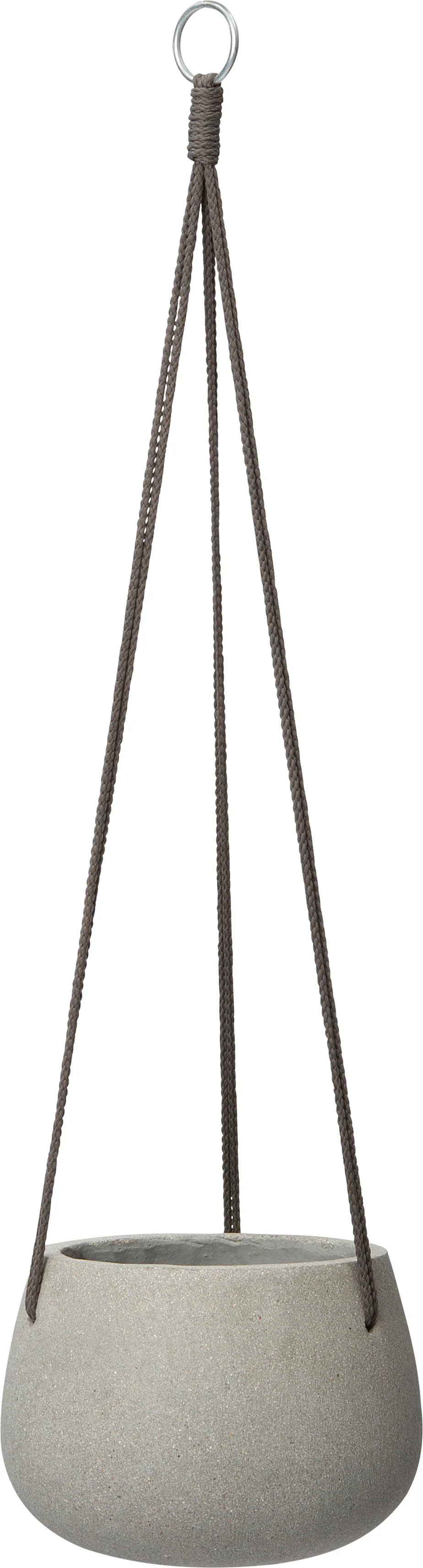 Intratuin hangpot Jula grijs D 20 H 14,5 cm
