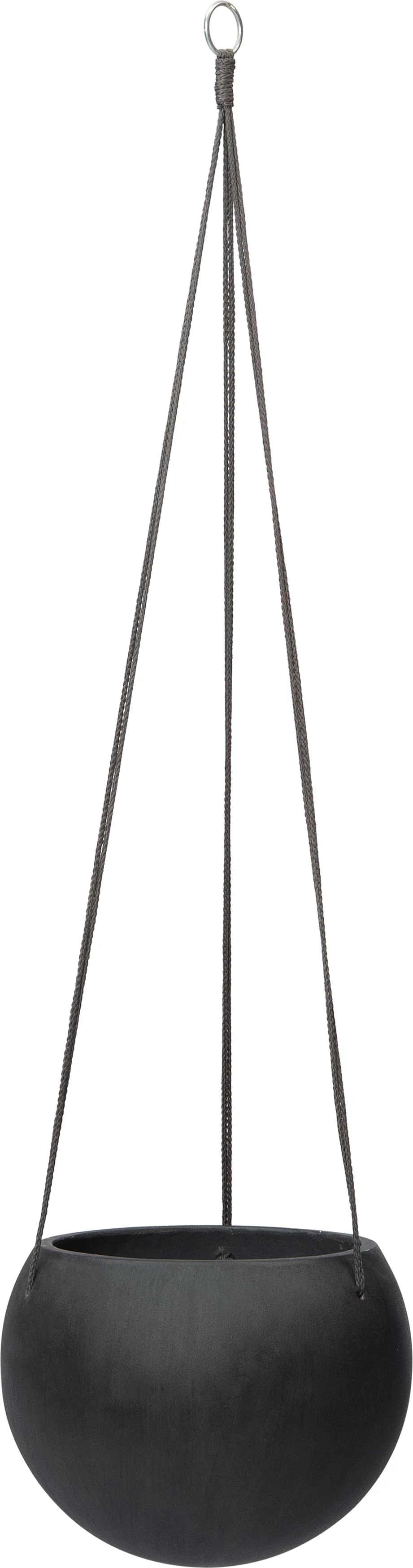 Intratuin hangpot Jula antraciet D 30 H 23,5 cm