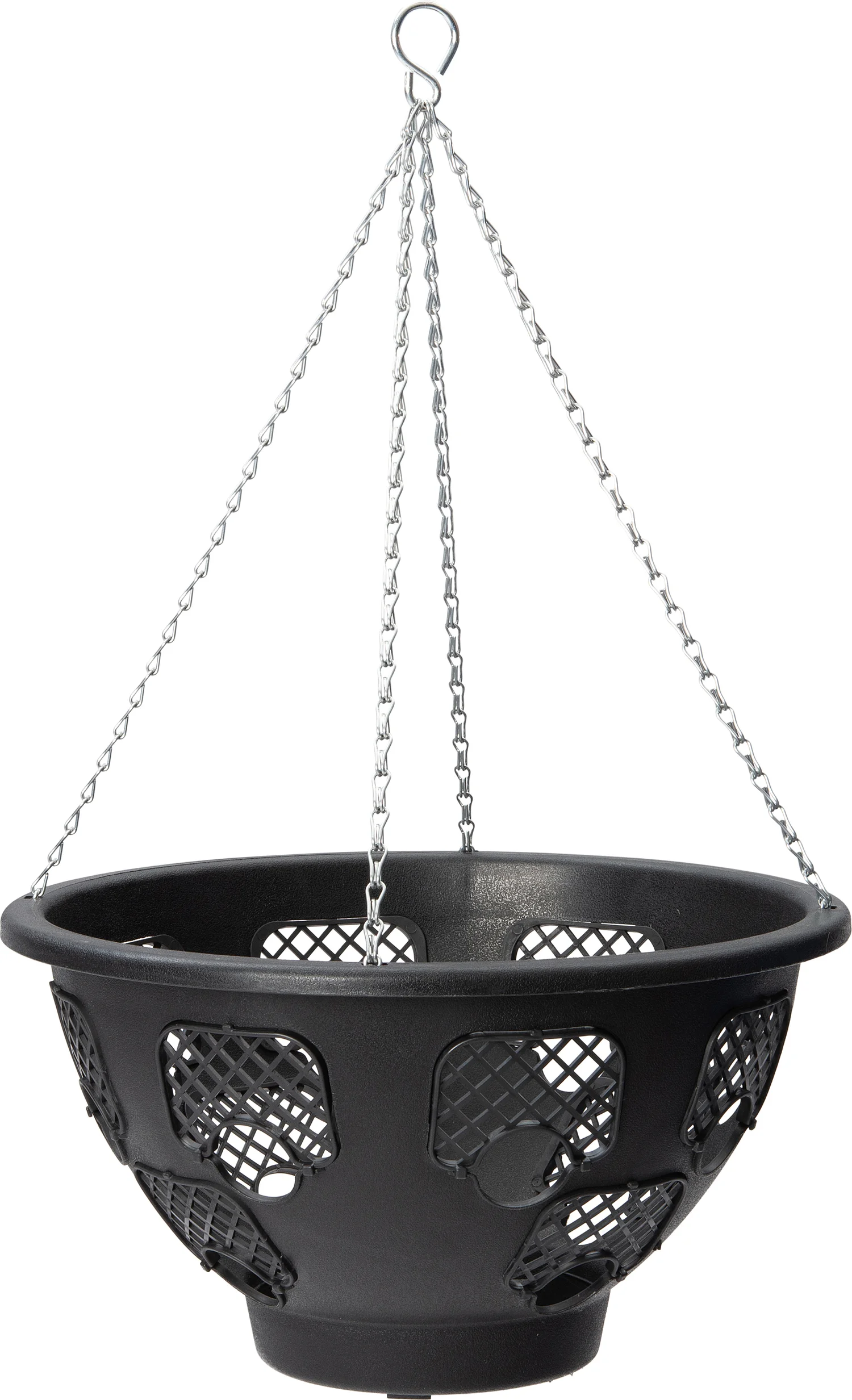 Intratuin hangpot zwart 36 x 36 x 39 cm