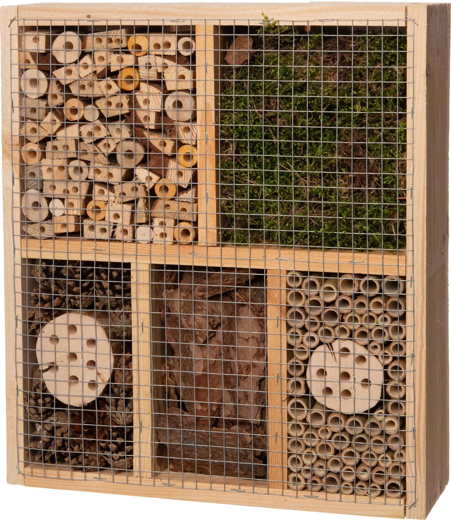 Intratuin insectenhotel vierkant 38 x 12 x 43 cm