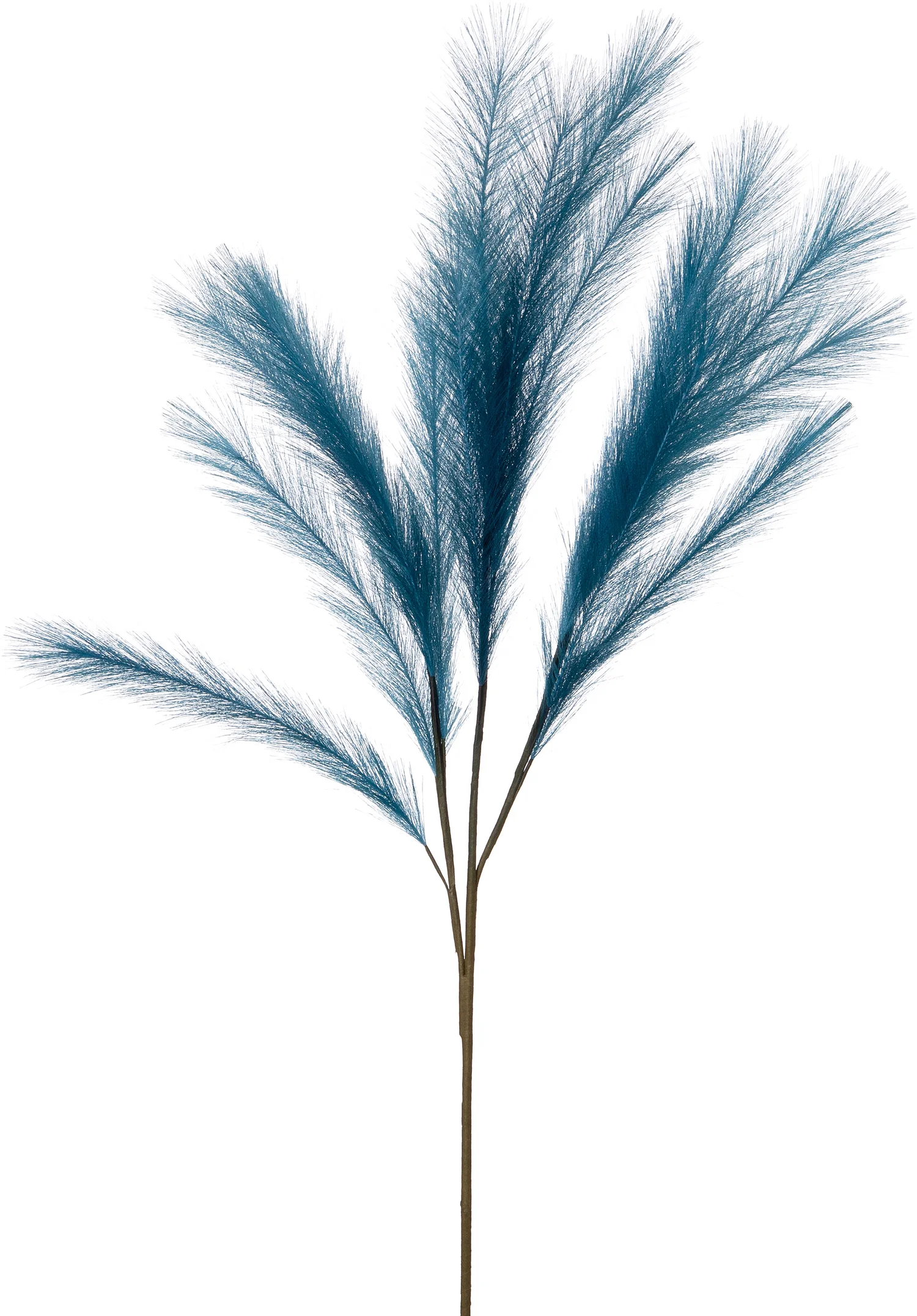 Intratuin kunsttak pluimen blauw 107 cm