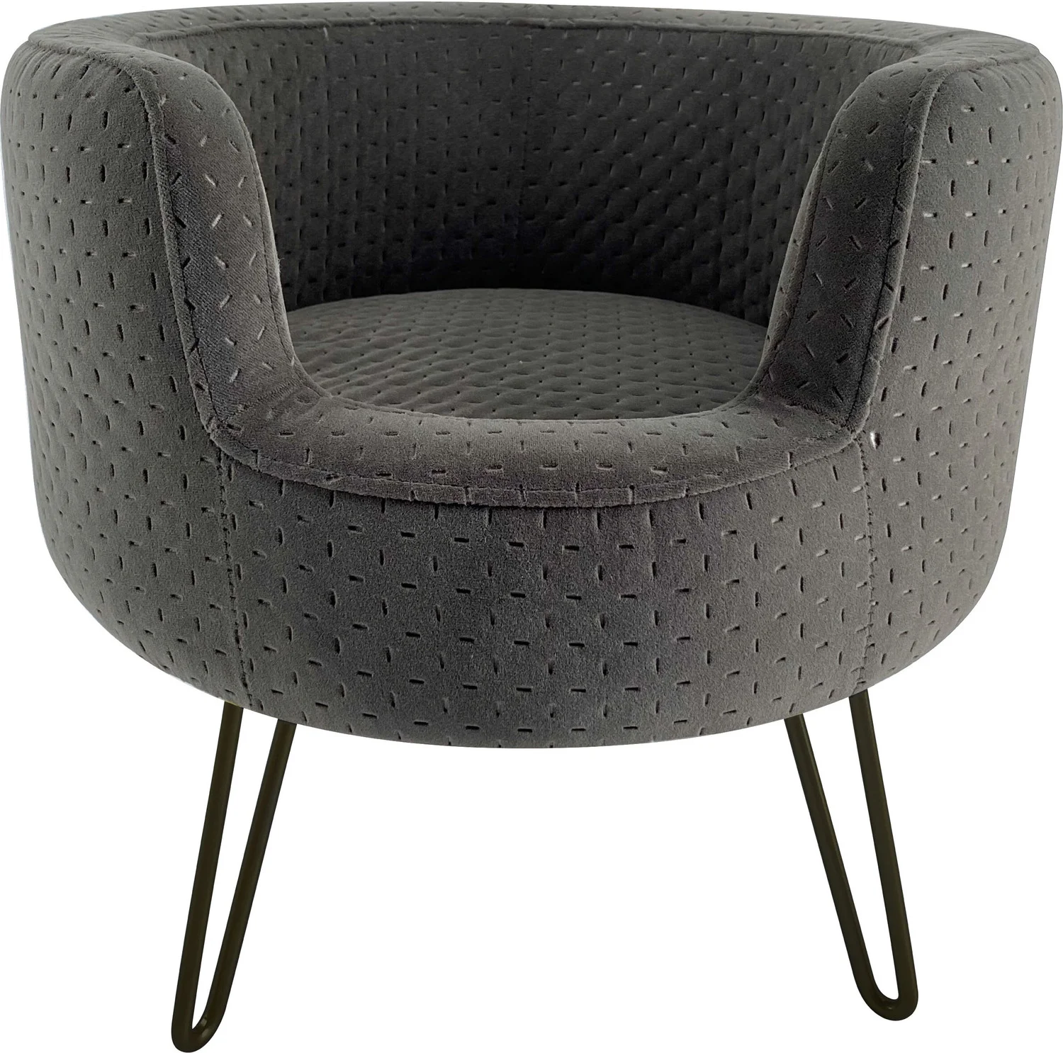 Intratuin hondenmand Ella grijs D 49 H 44 cm