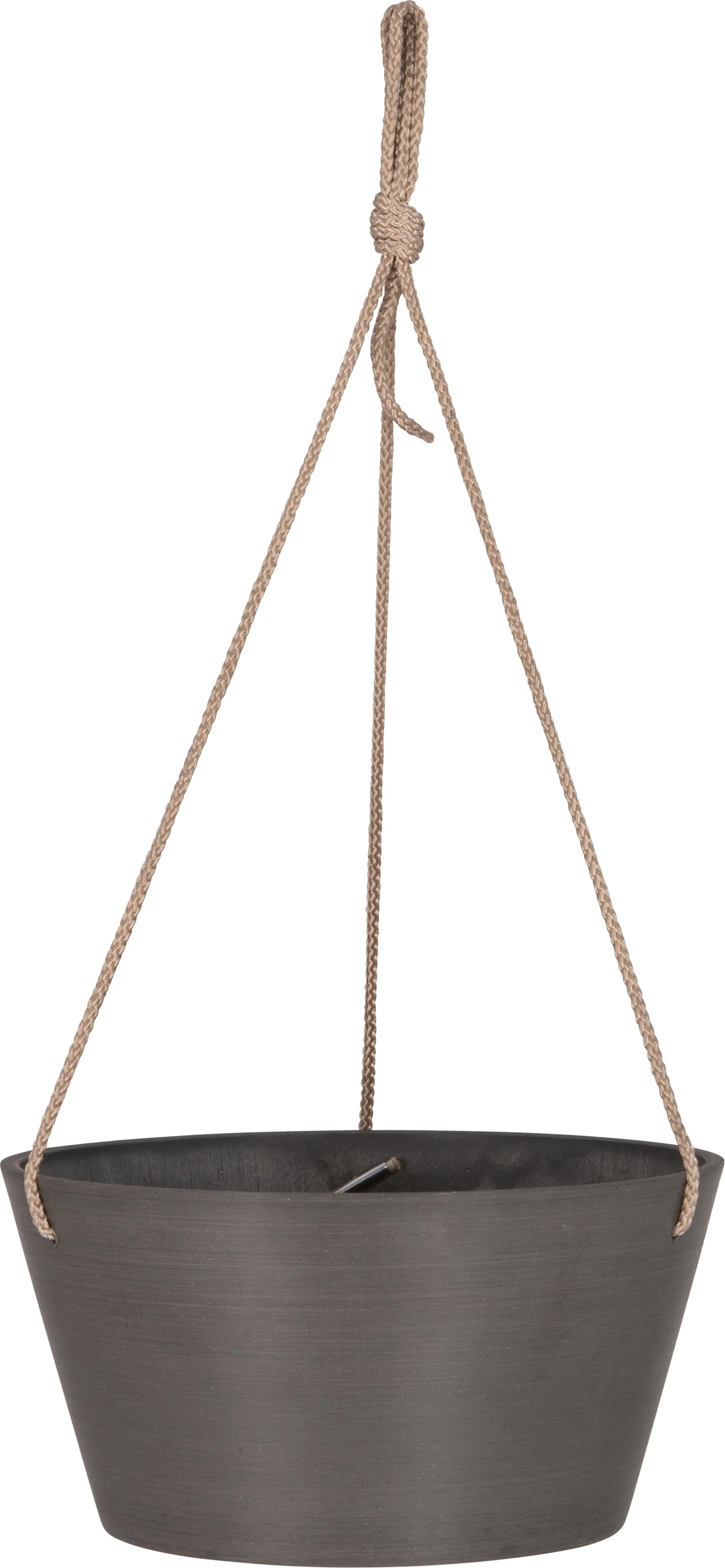 Intratuin hangpot Boaz donkergrijs D 31 H 15 cm
