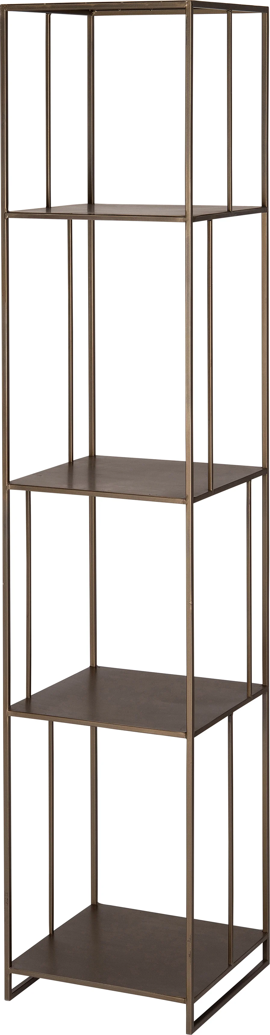 Intratuin kast goud / bruin 38 x 38 x 185 cm