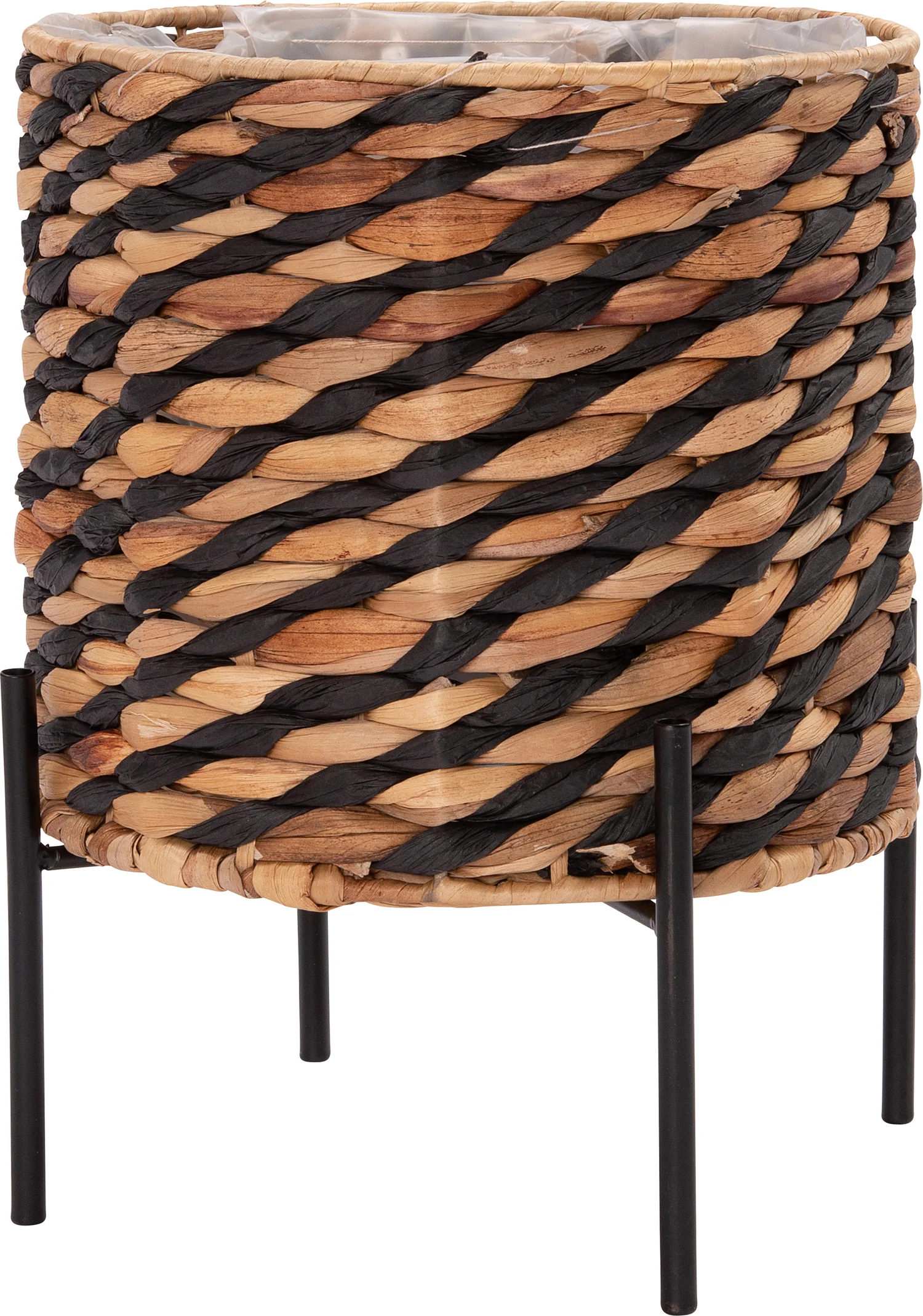 Intratuin plantenmand op poten Amani naturel D 34 H 33 cm