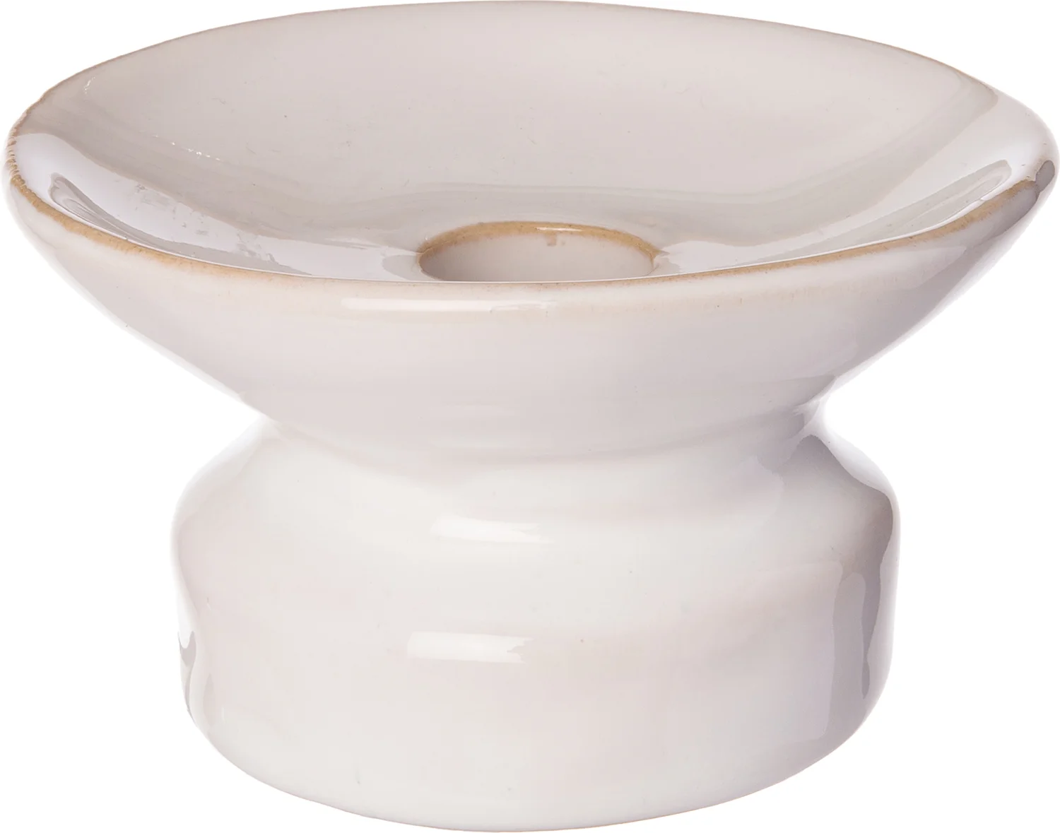 Intratuin kandelaar Fia wit D 10,5 H 6 cm