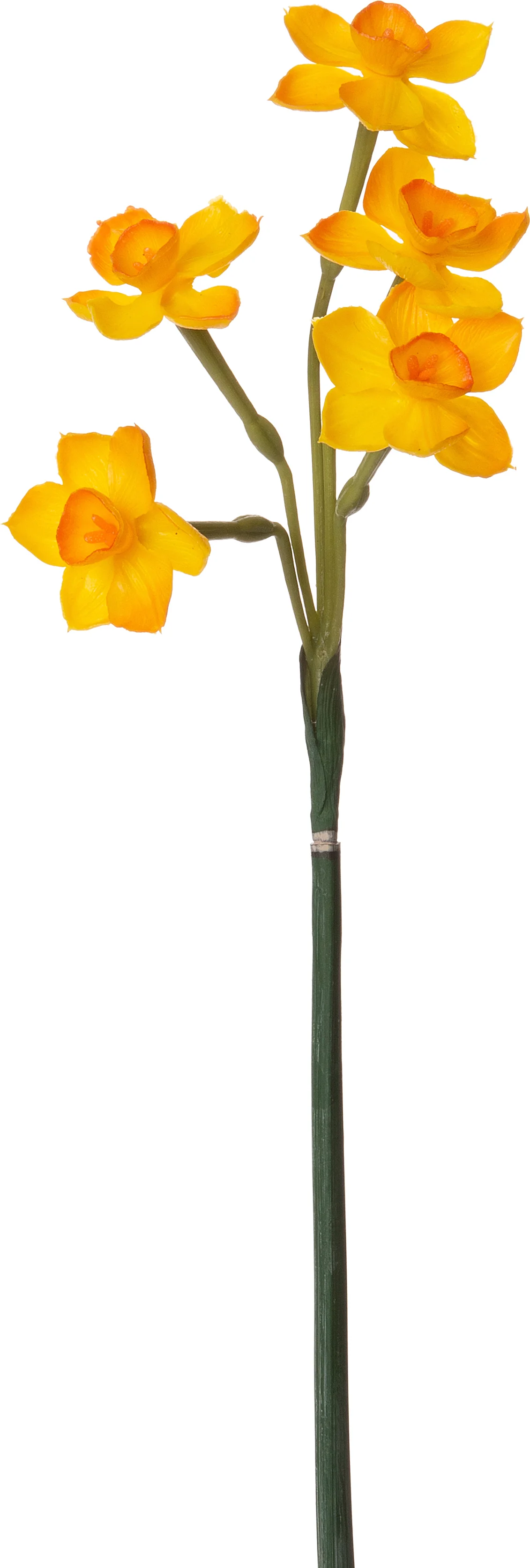 Intratuin kunstbloem Narcis geel oranje 51 cm