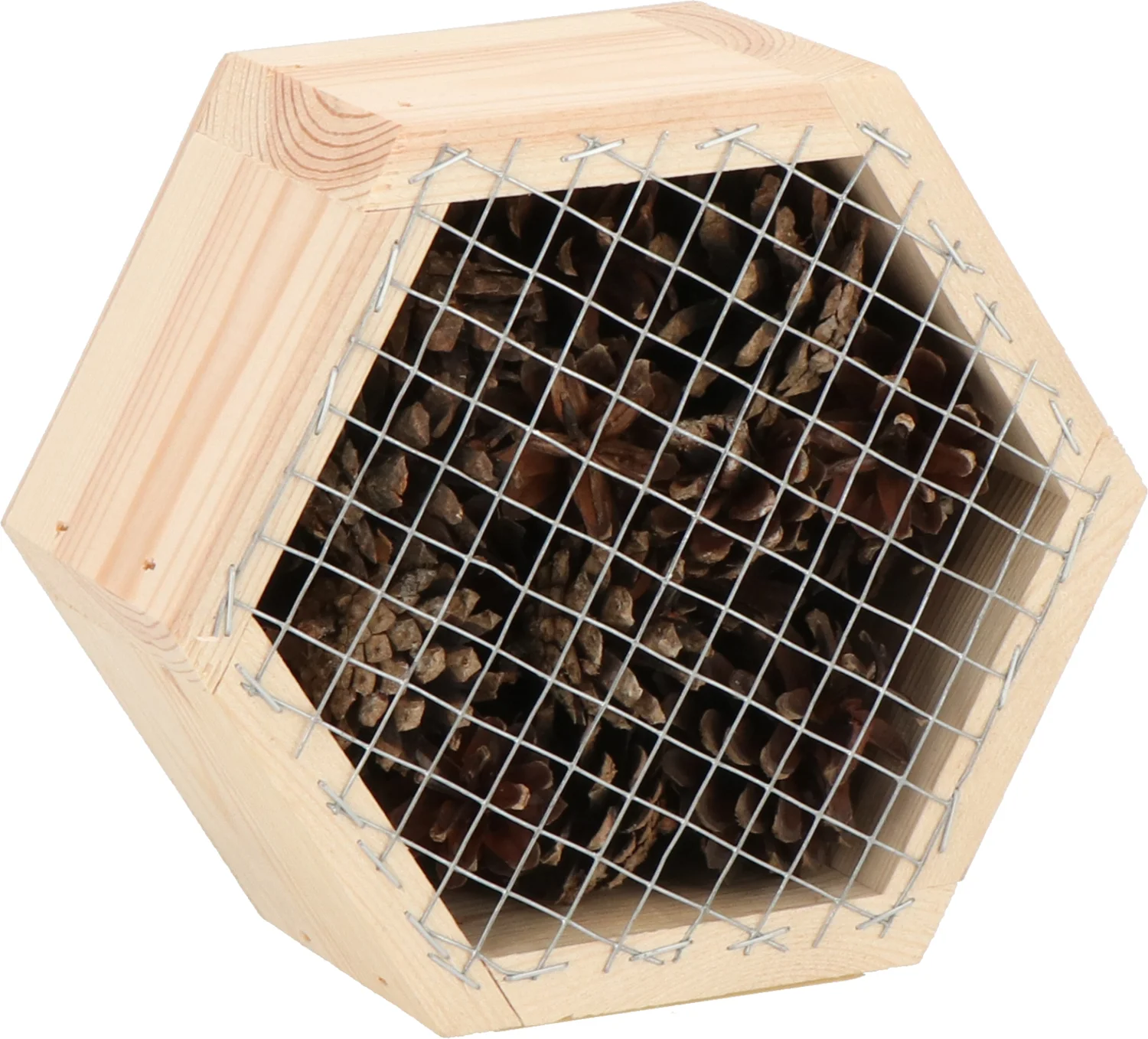 Intratuin insectenhotel Hexagon dennenappel 20 cm