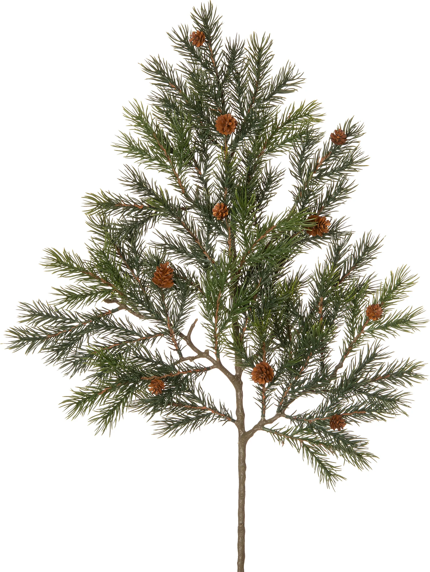 Intratuin kunstkersttak Den met dennenappels 81 cm