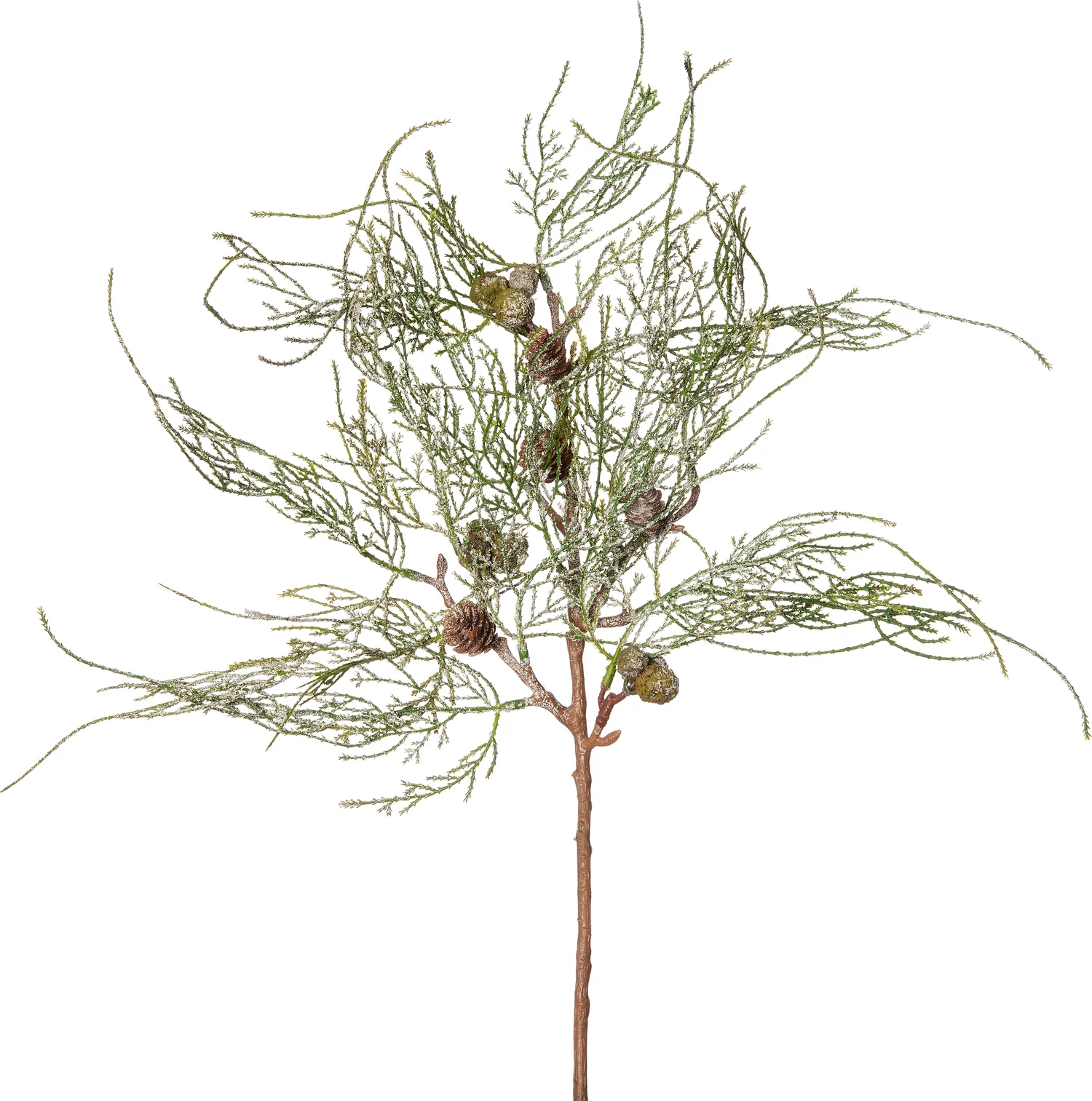 Intratuin kunstkersttak conifeer met dennenappels 56 cm