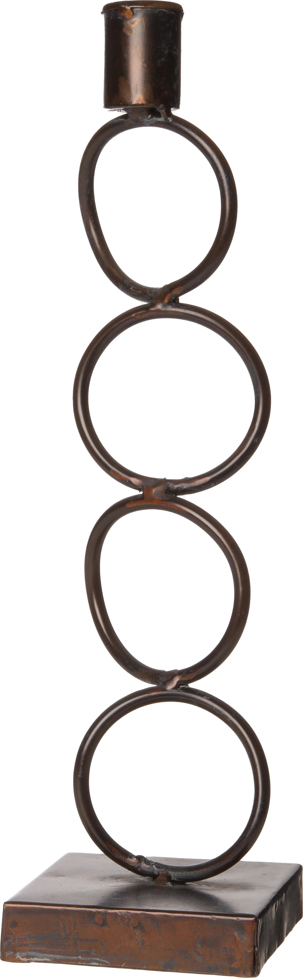Intratuin kandelaar  Troms bruin D 9 H 33,5 cm