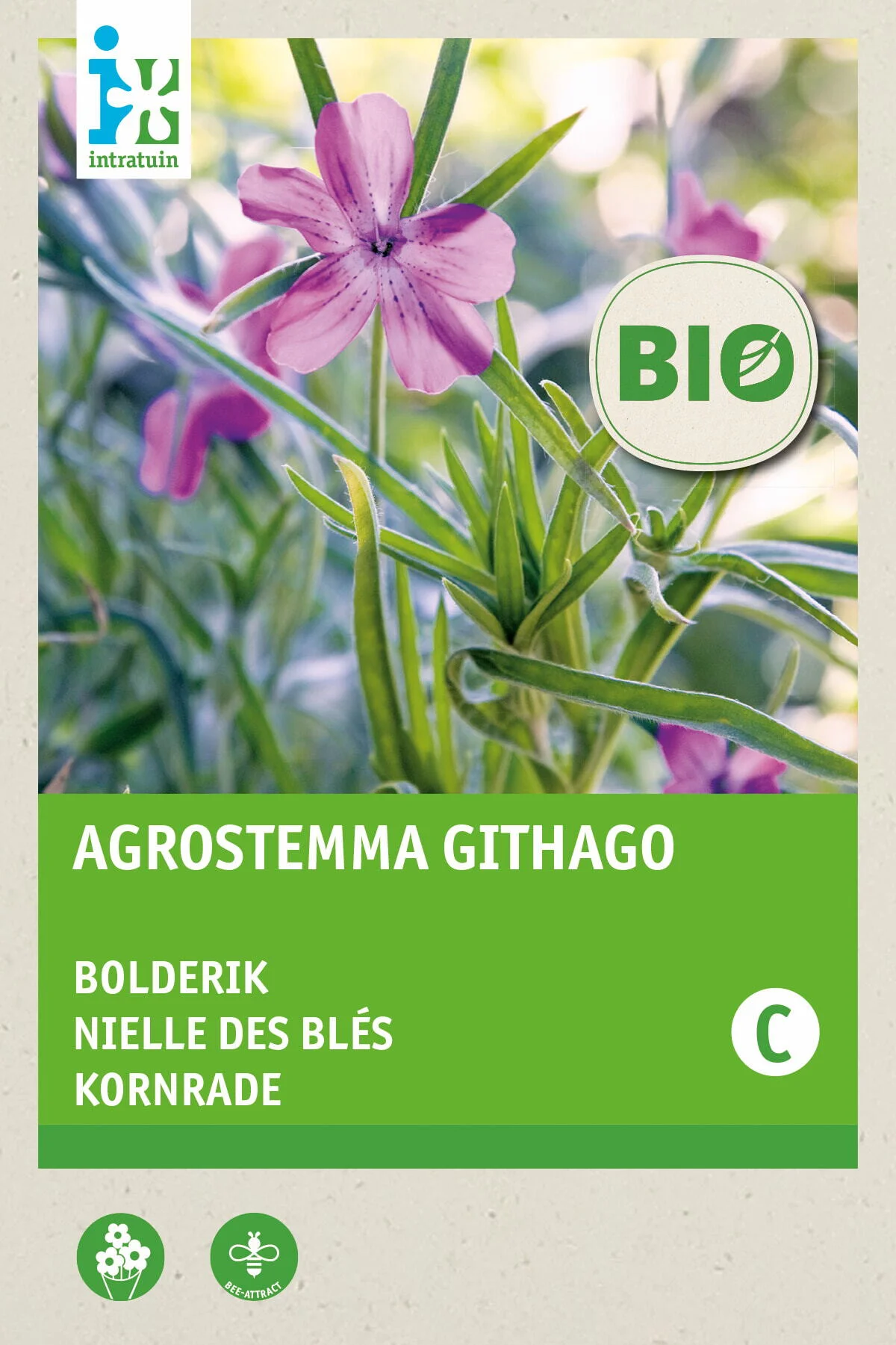 Intratuin bloemenzaad Bolderik (Agrostemma githago)