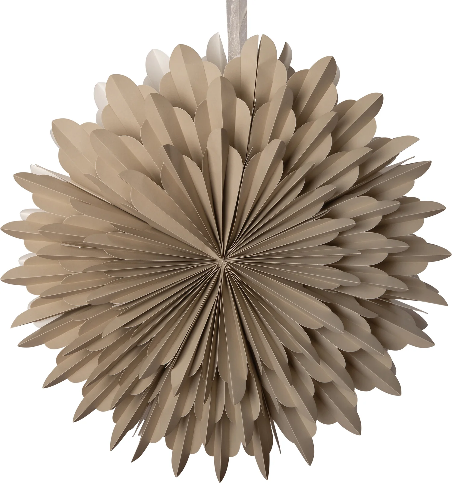 Intratuin kerstster met verlichting Manus crème D 50 cm
