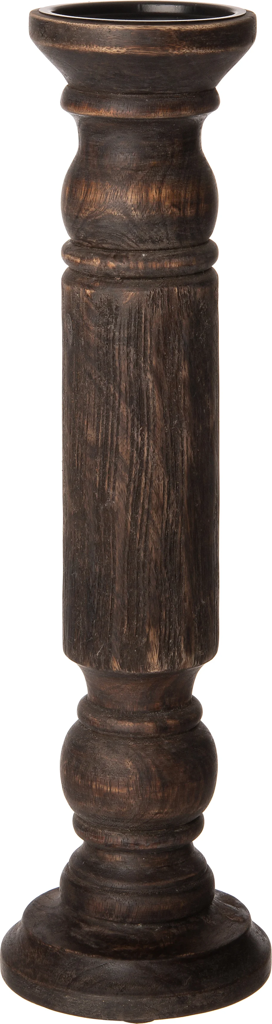 Intratuin kandelaar Rother bruin D 14 H 45 cm