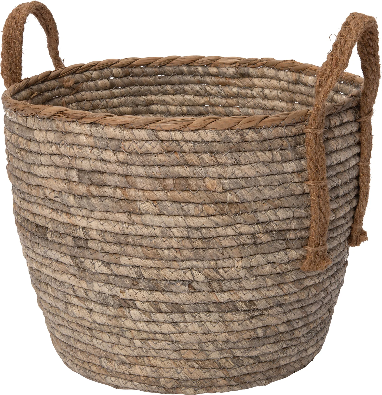 Intratuin plantenmand Maja grijs / naturelD 35 H 30 cm