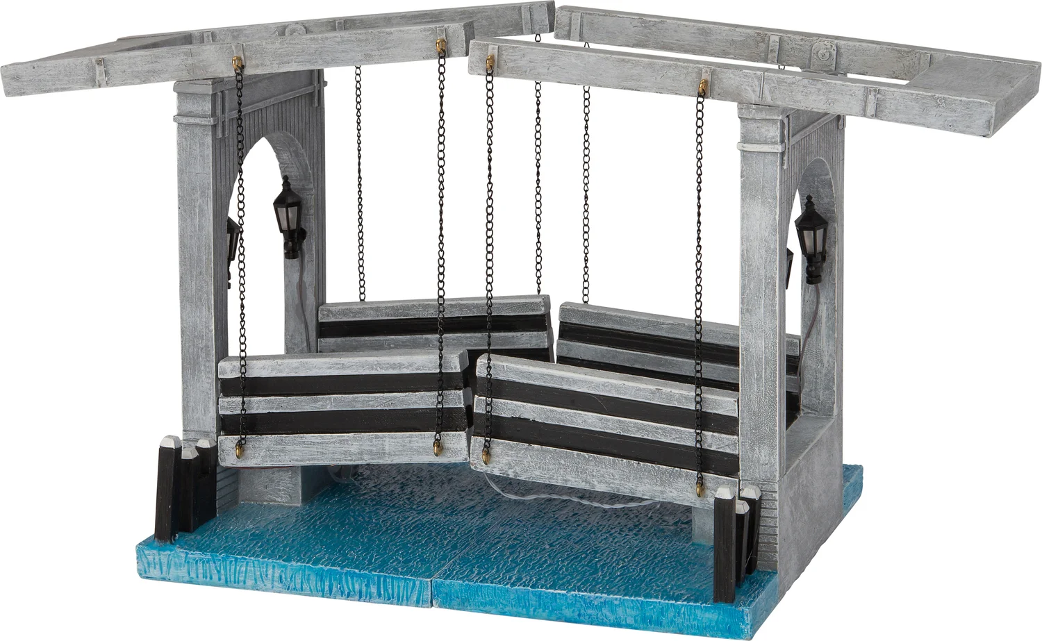 Intratuin Holland kerstdorpminiatuur Magere Brug Amsterdam 32,7 x 17 x 17,5 cm
