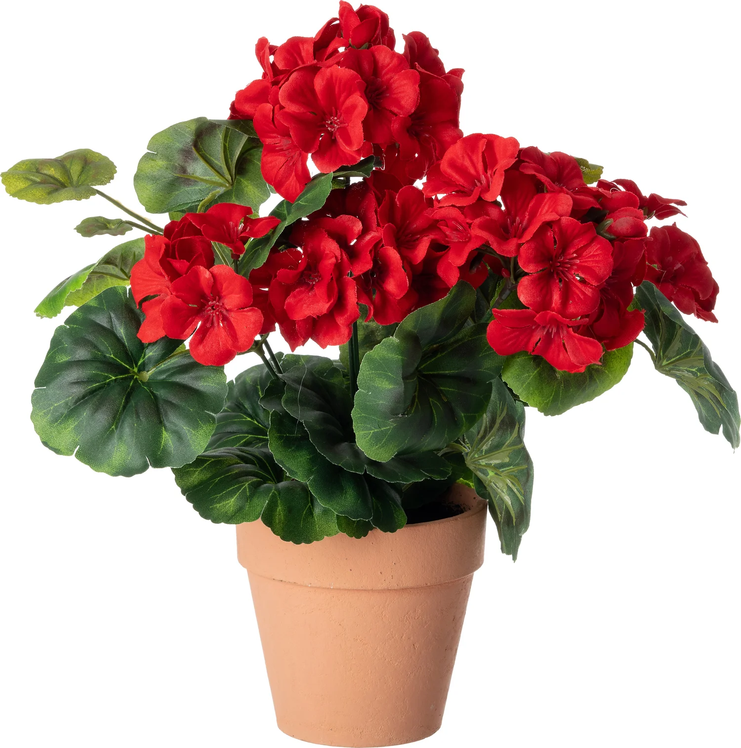 Intratuin kunstplant Begonia rood 30 x 30 x 35 cm