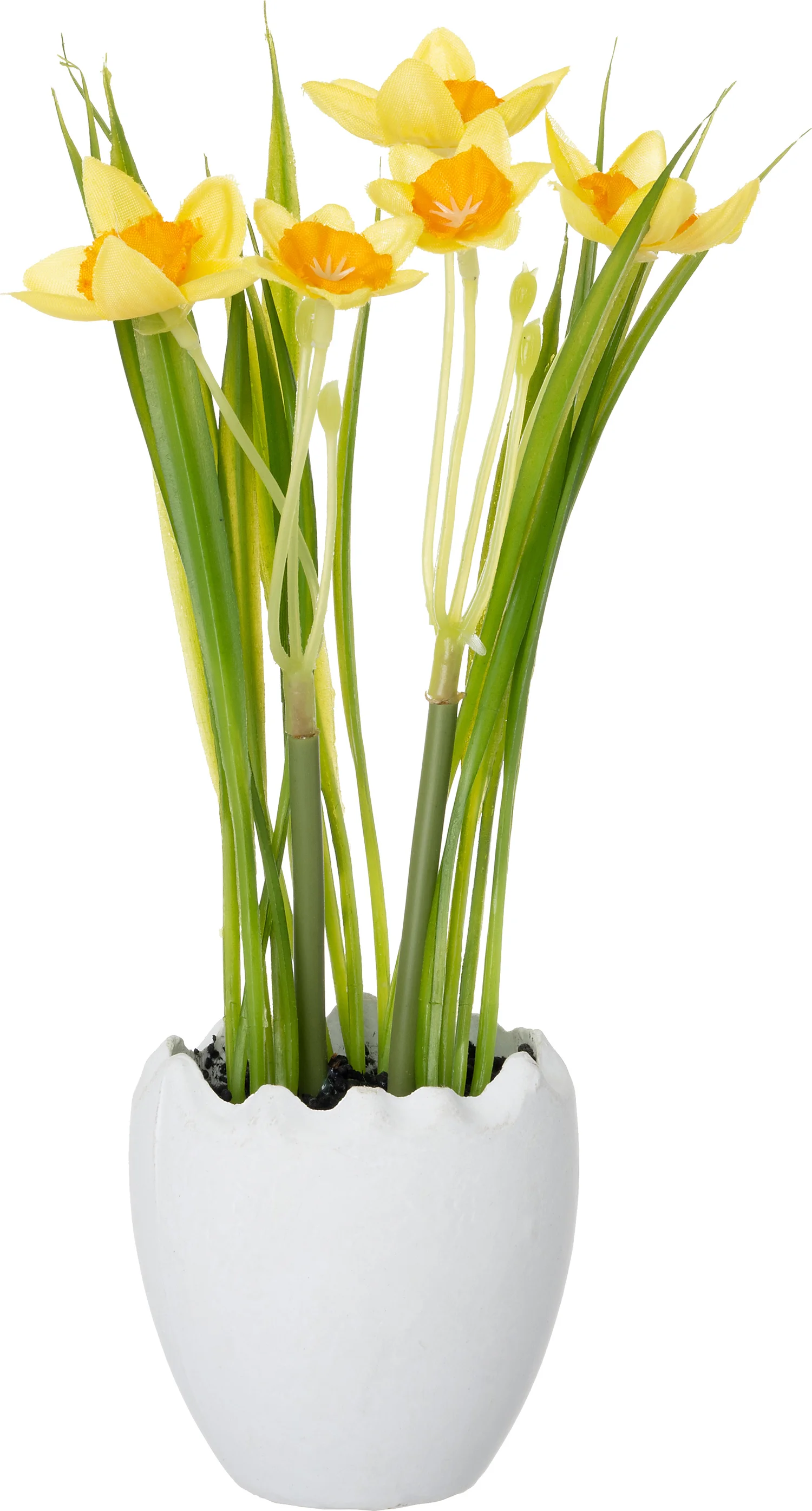 Intratuin kunstplant Narcis geel oranje 5 x 5 x 20 cm