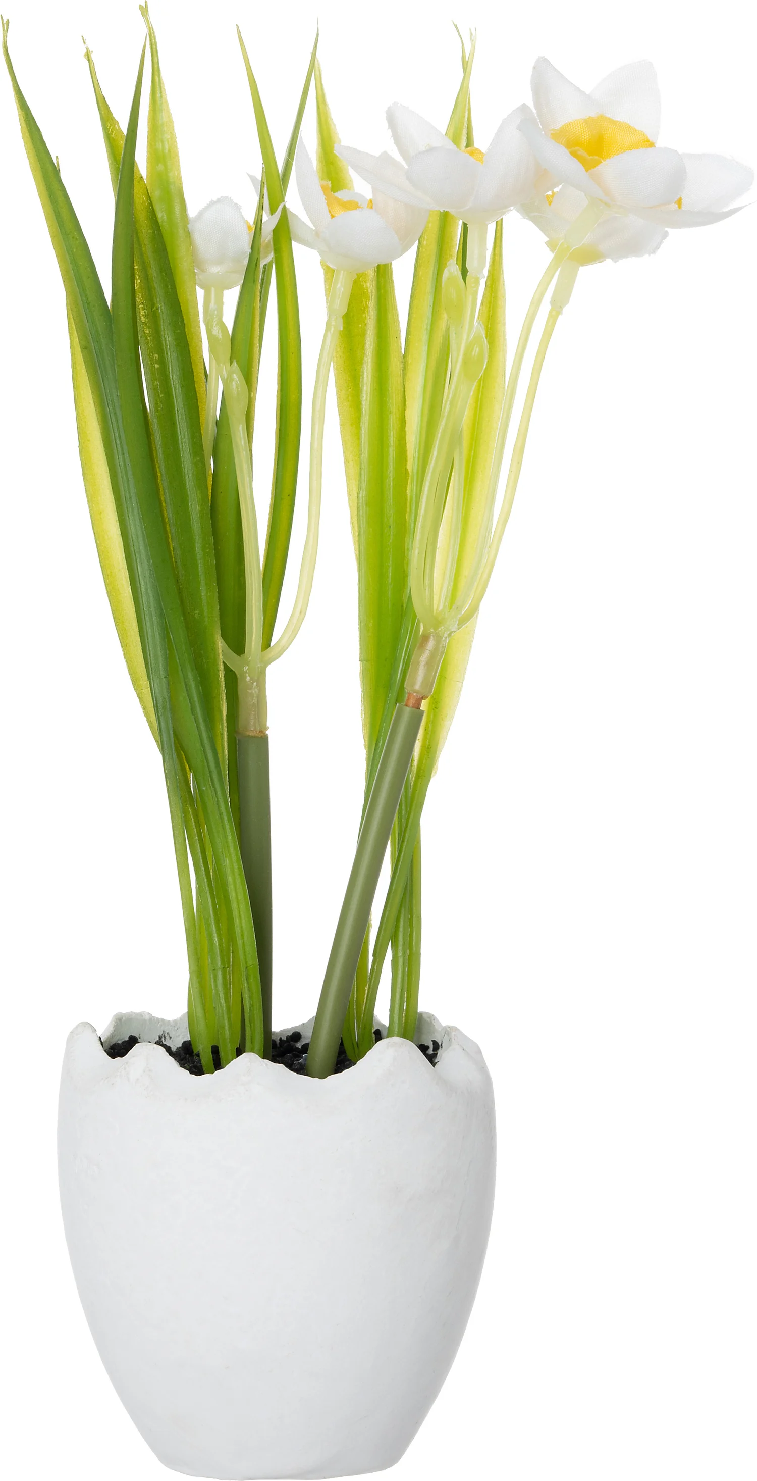 Intratuin kunstplant Narcis geel wit 5 x 5 x 20 cm