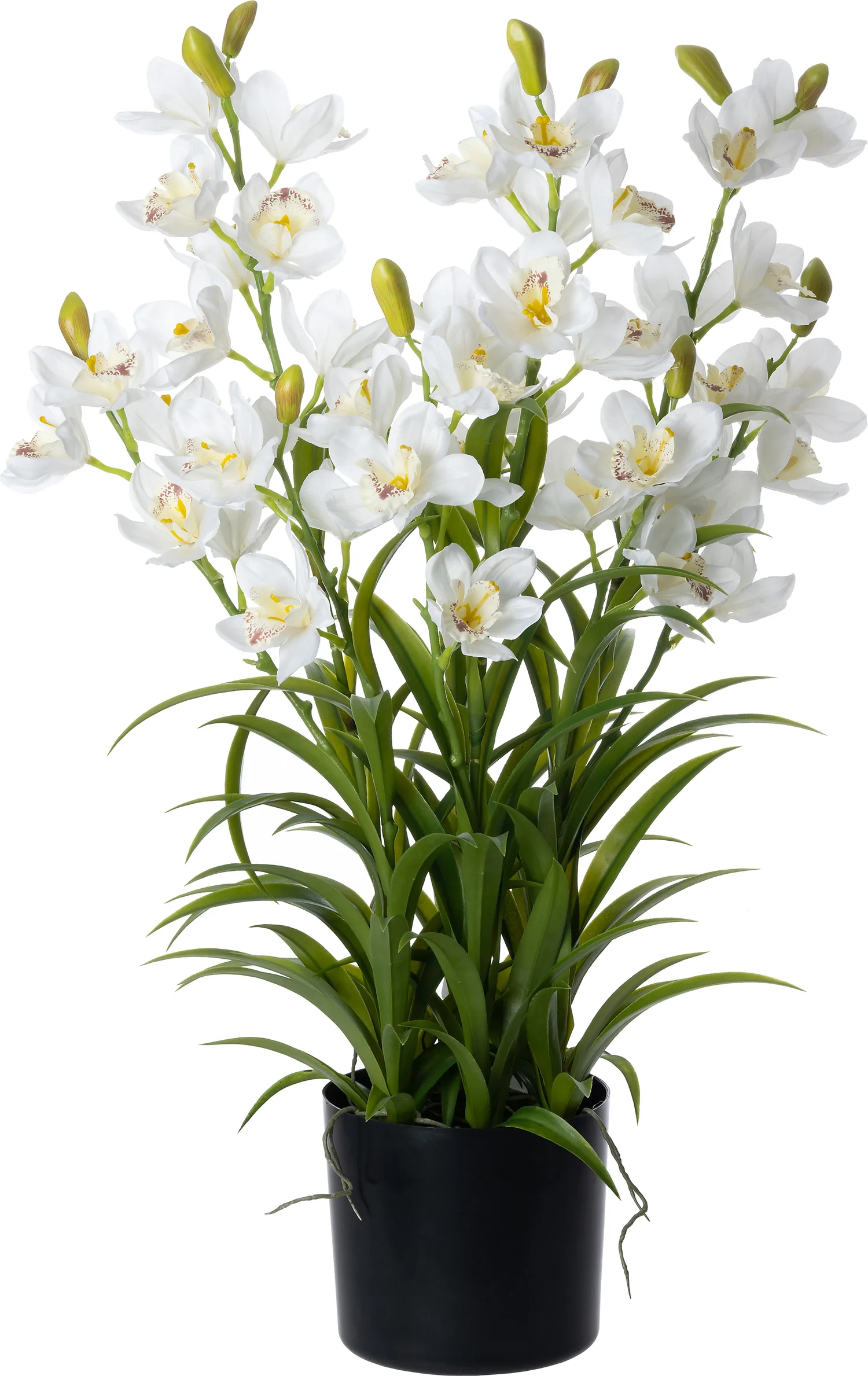 Intratuin kunstplant Bamboe-orchidee wit 45 x 45 x 90 cm