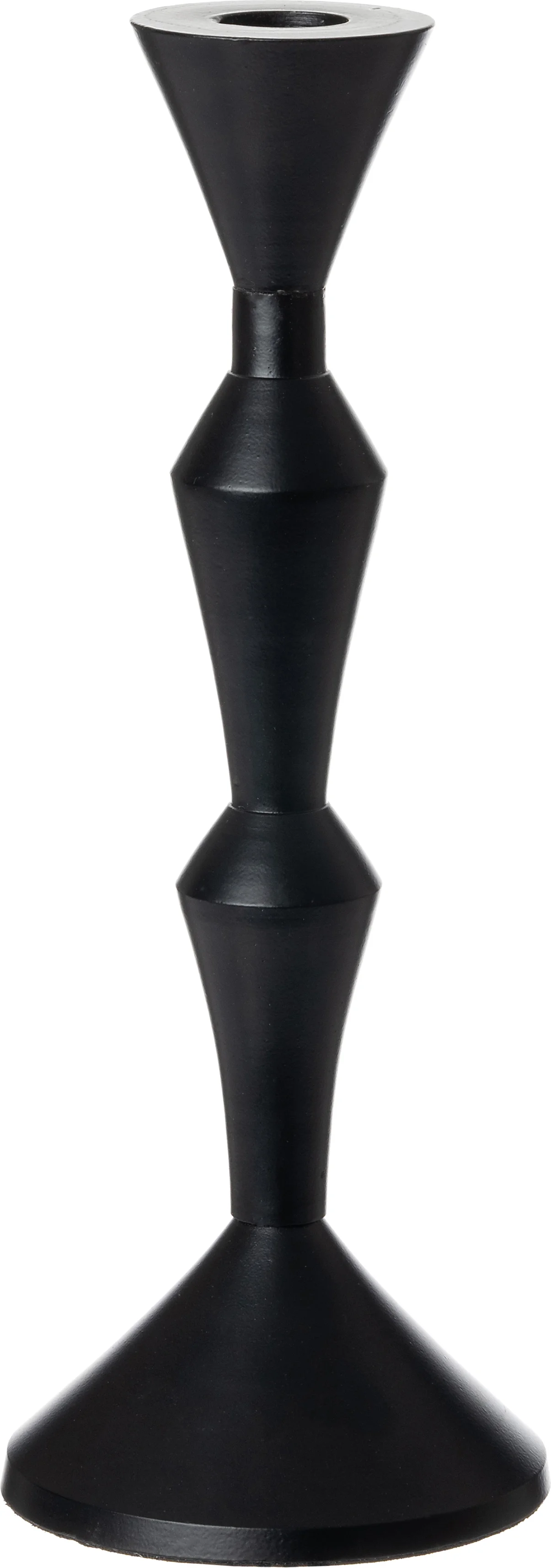Intratuin kandelaar Elija zwart D 10 H 25,5 cm