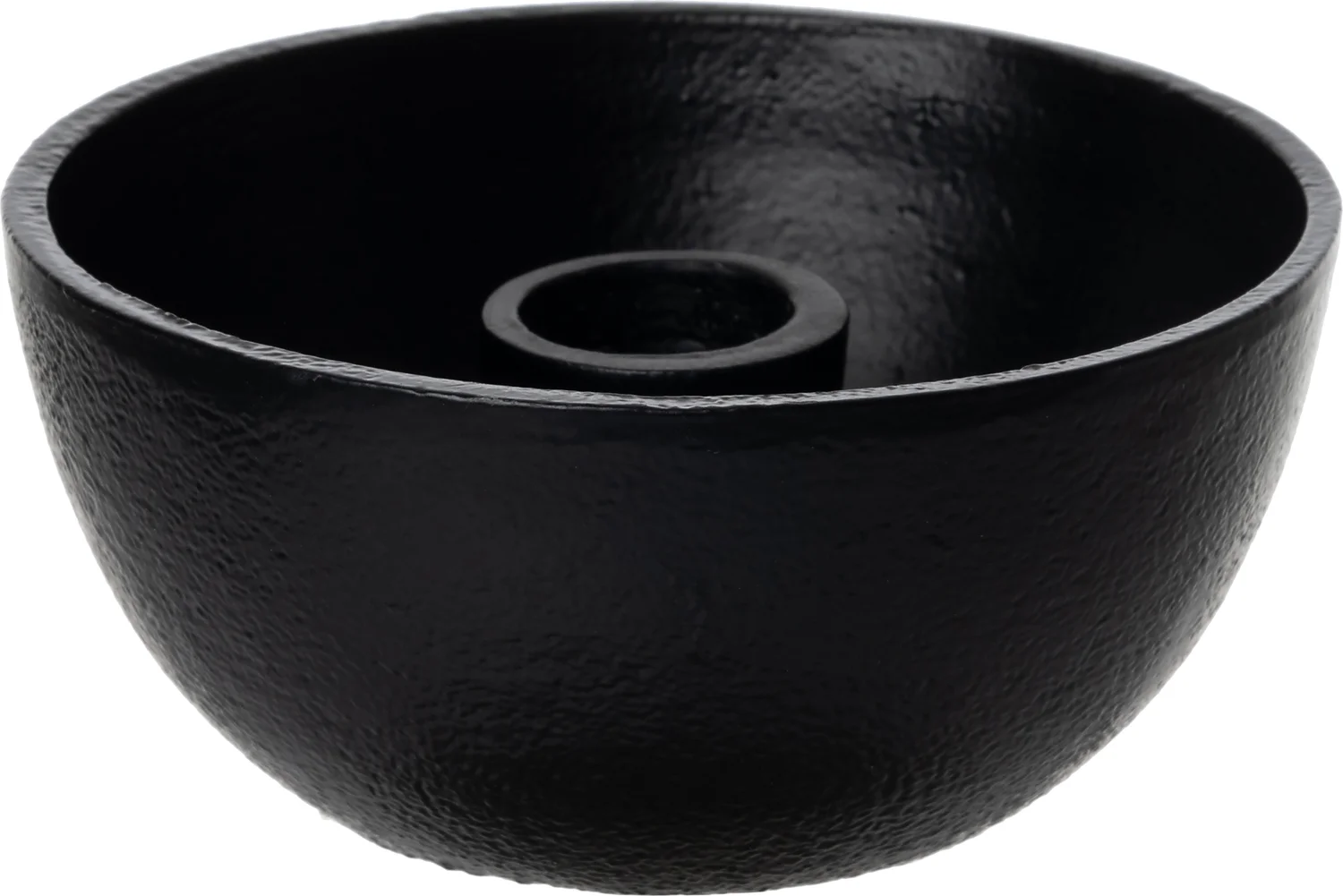 Intratuin kandelaar Vidal zwart D 10 H 4,5 cm