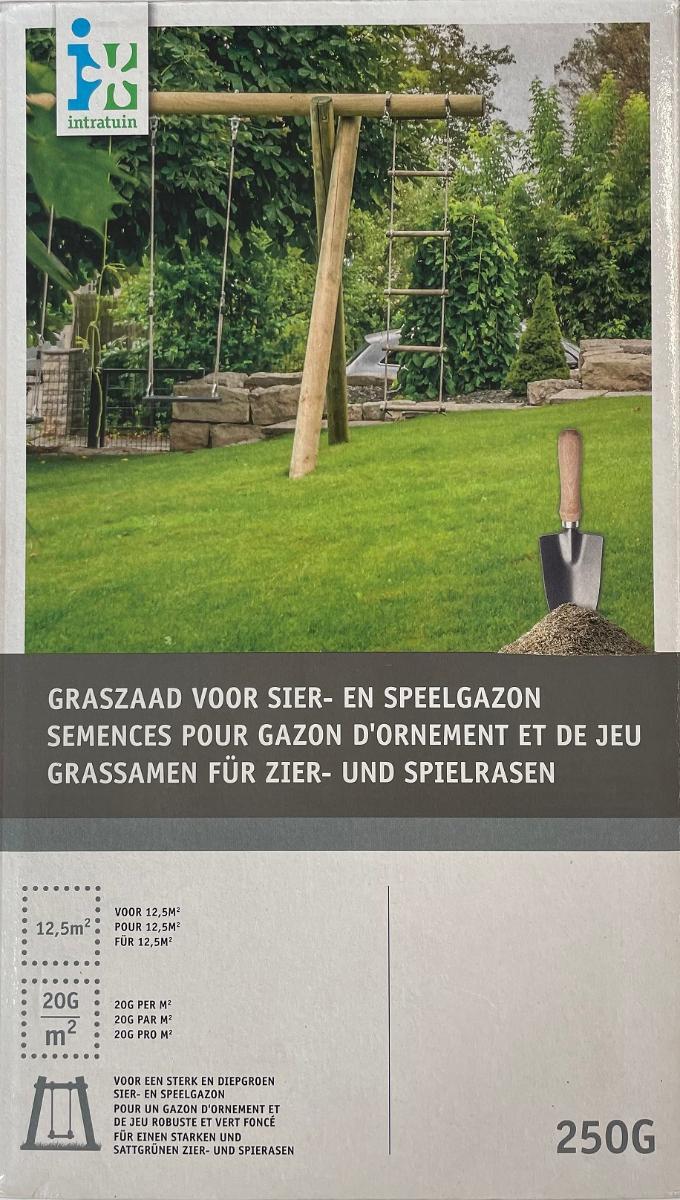 Intratuin graszaad sier/speelgazon 12,5 m2 250 g