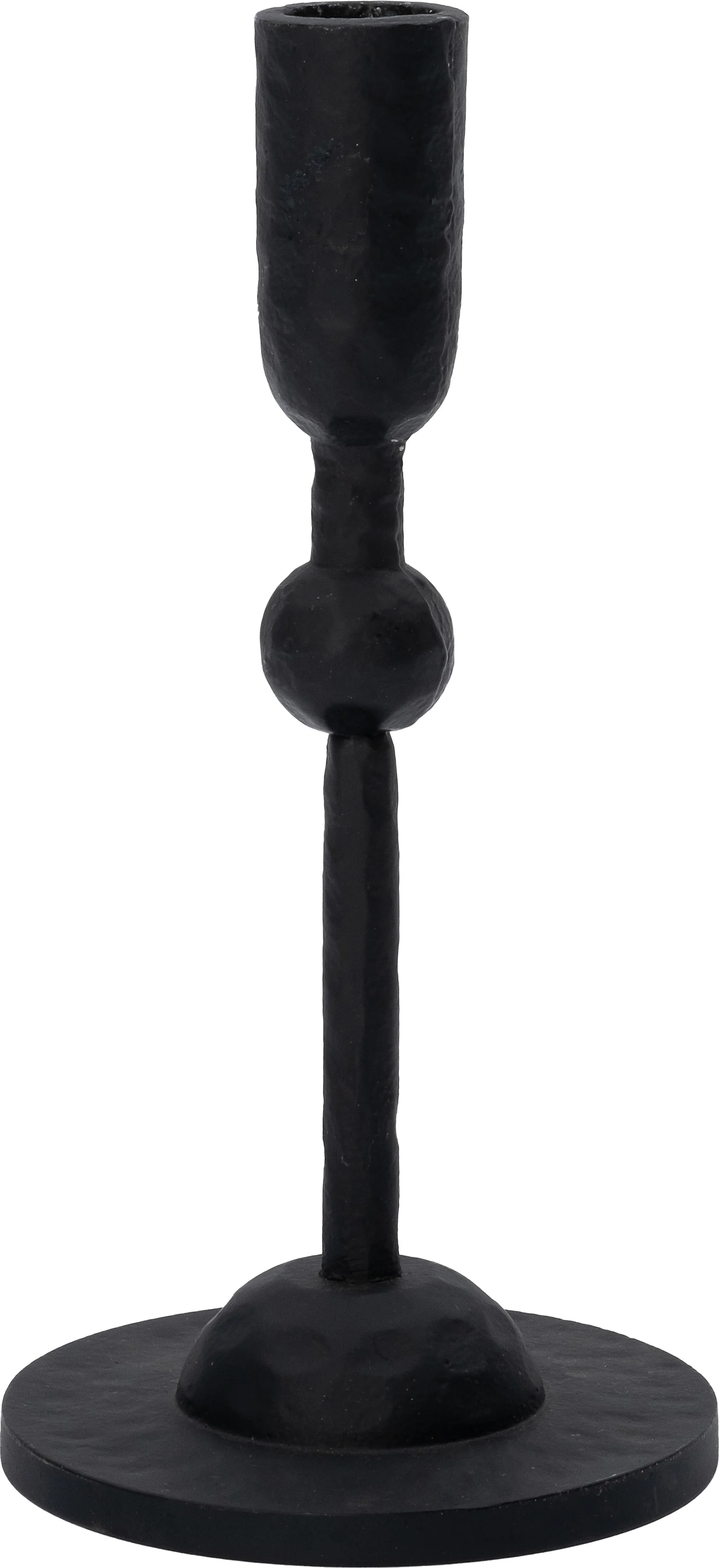 Intratuin kandelaar Lulu zwart D 10 H 21 cm