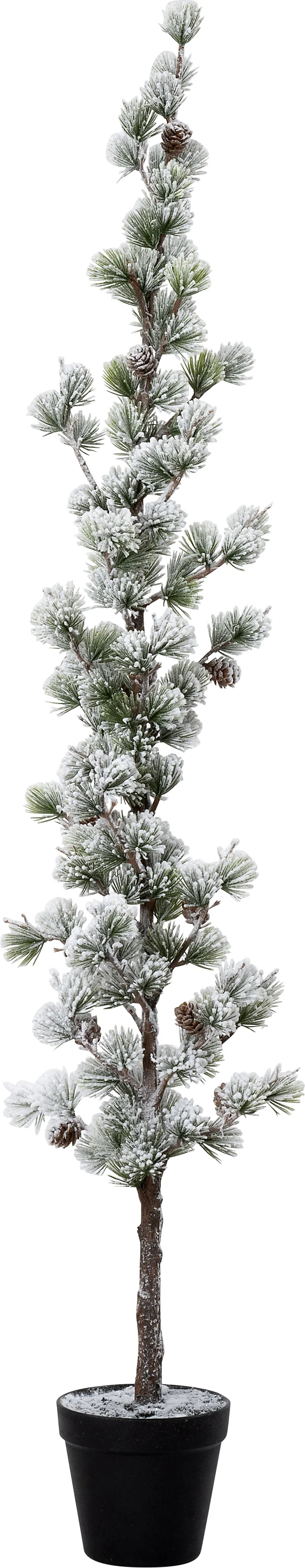 Intratuin kunstkerstboom in pot besneeuwd D 18 H 112 cm