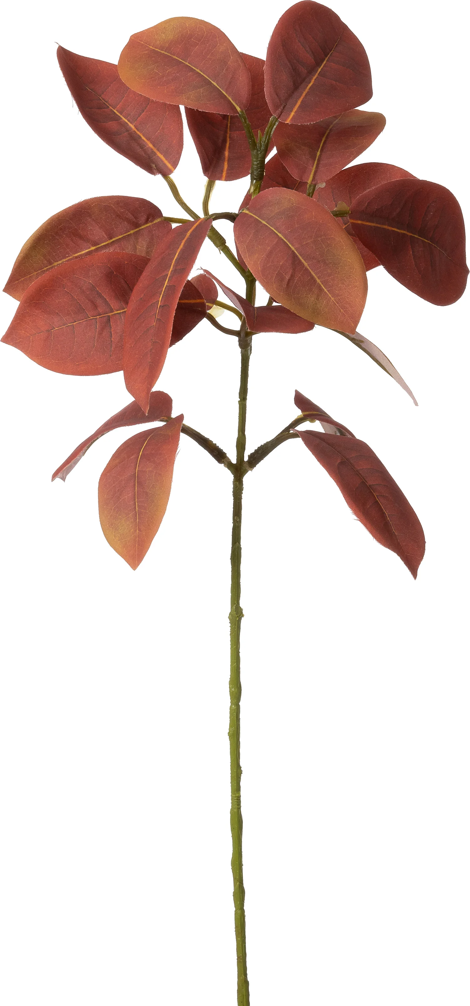 Intratuin kunsttak Prunusblad rood oranje 40 cm